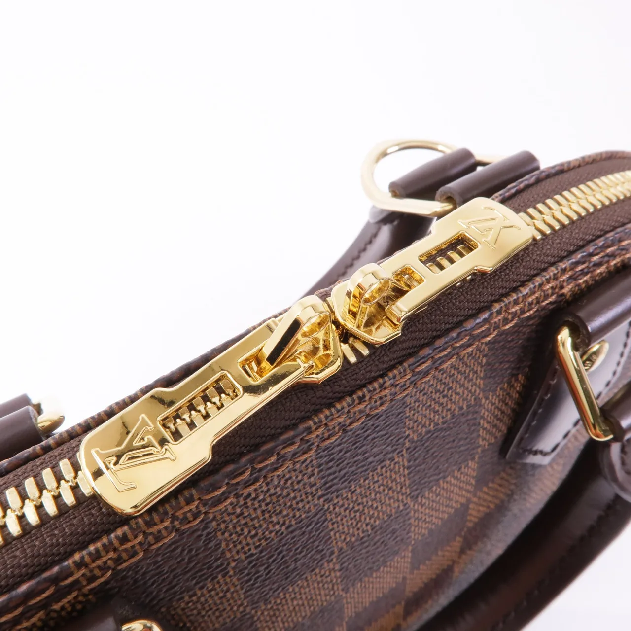 LOUIS VUITTON Alma N41221 兩用包 塗層帆布 棕色 / Brown 塗層帆布 中古品A - 縮圖 6