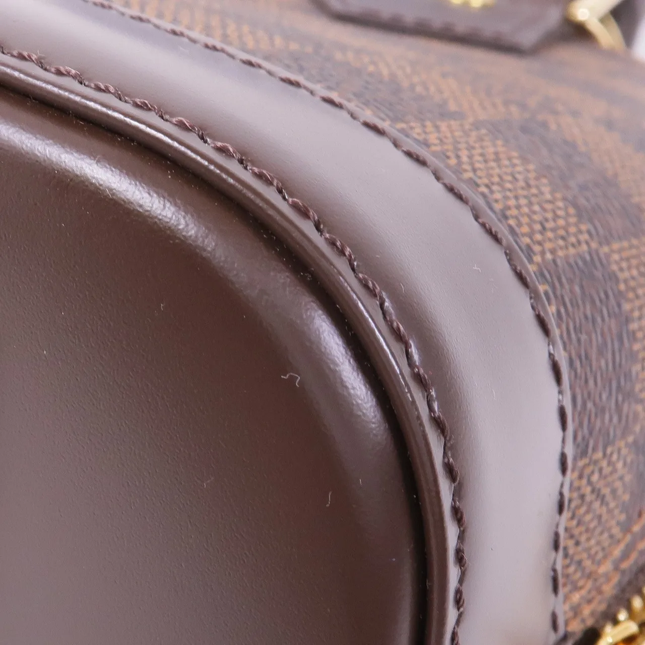 LOUIS VUITTON Alma N41221 兩用包 塗層帆布 棕色 / Brown 塗層帆布 中古品A - 縮圖 10