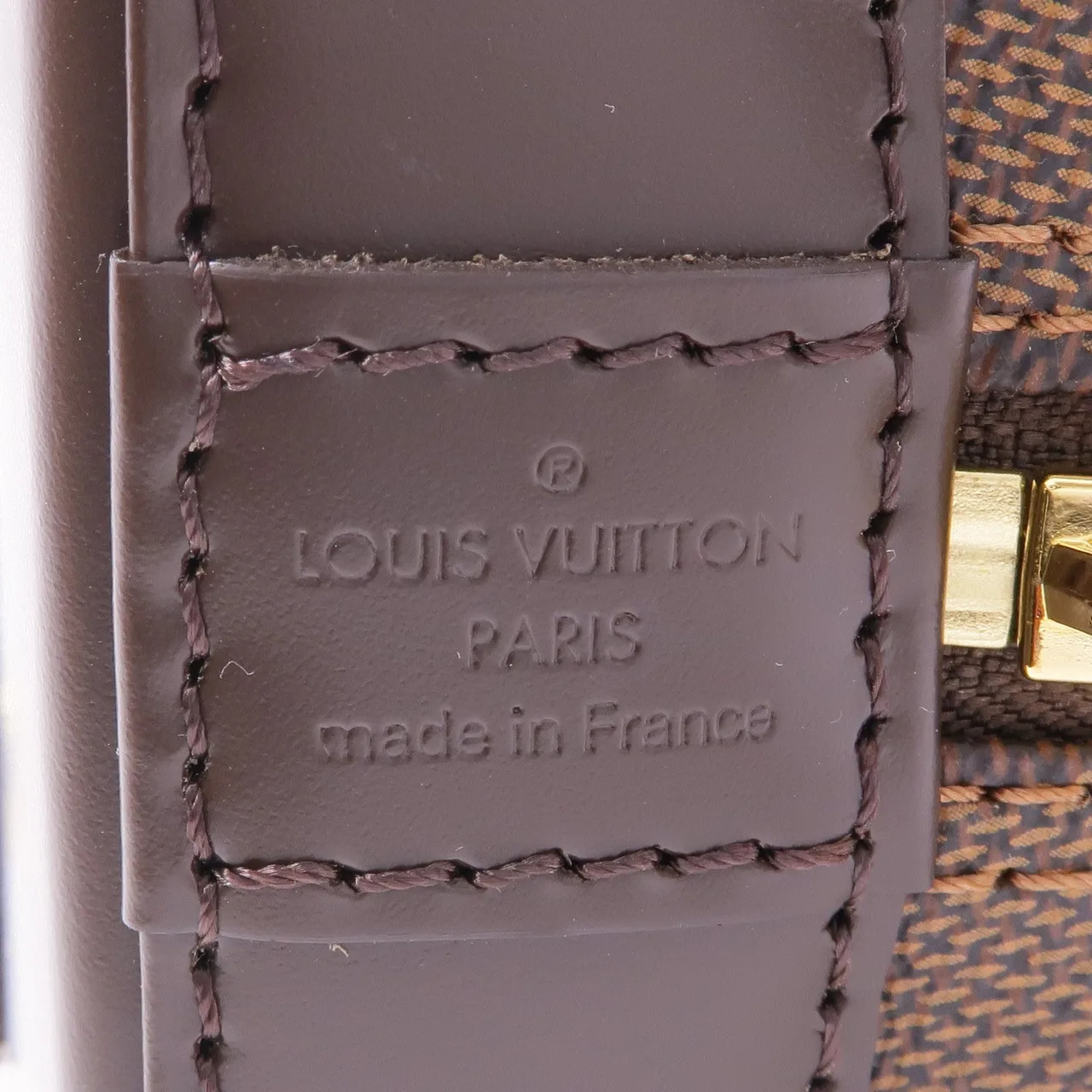 LOUIS VUITTON Alma N41221 兩用包 塗層帆布 棕色 / Brown 塗層帆布 中古品A - 縮圖 14