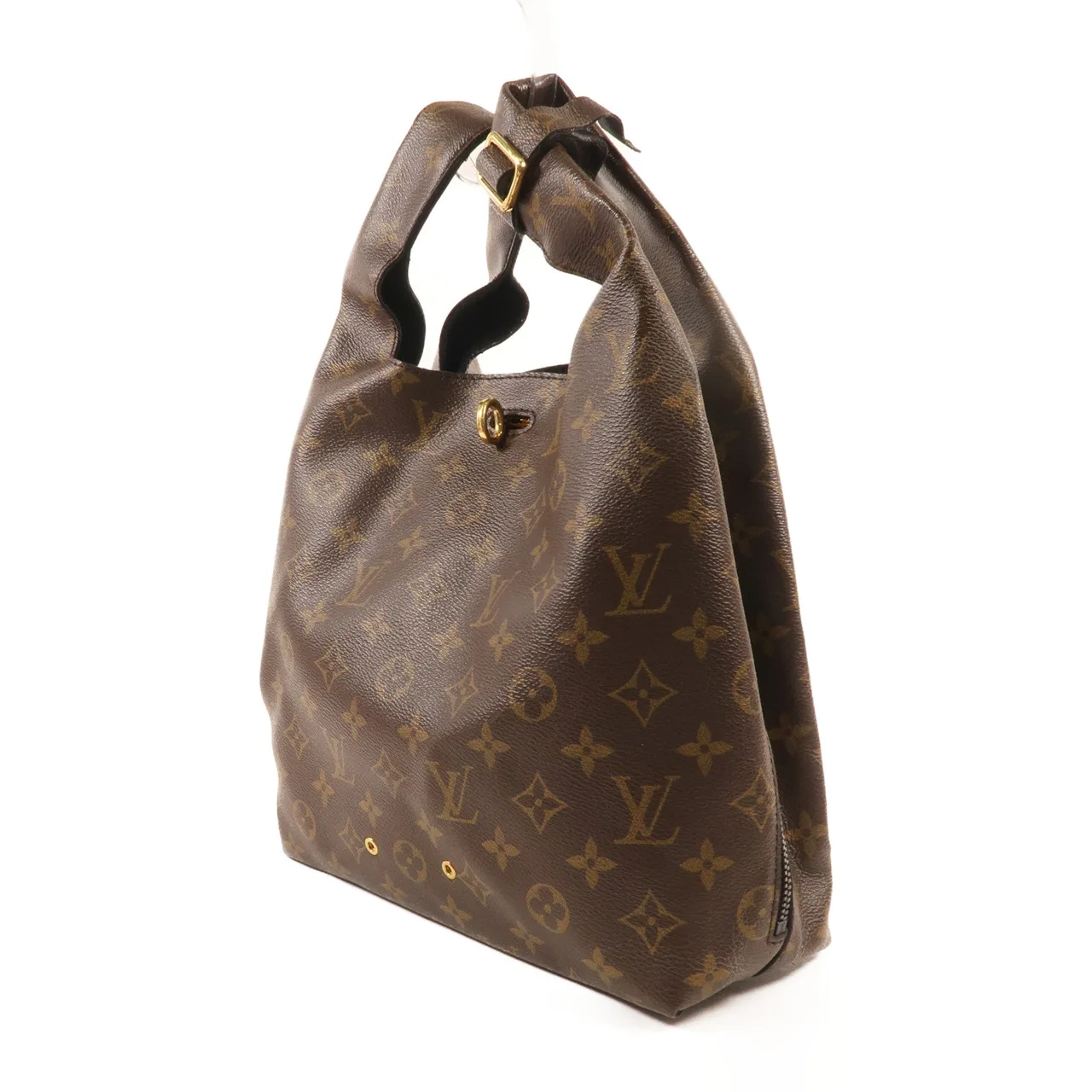 LOUIS VUITTON M43098 兩用包 塗層帆布 棕色 塗層帆布 中古品B - 縮圖 3