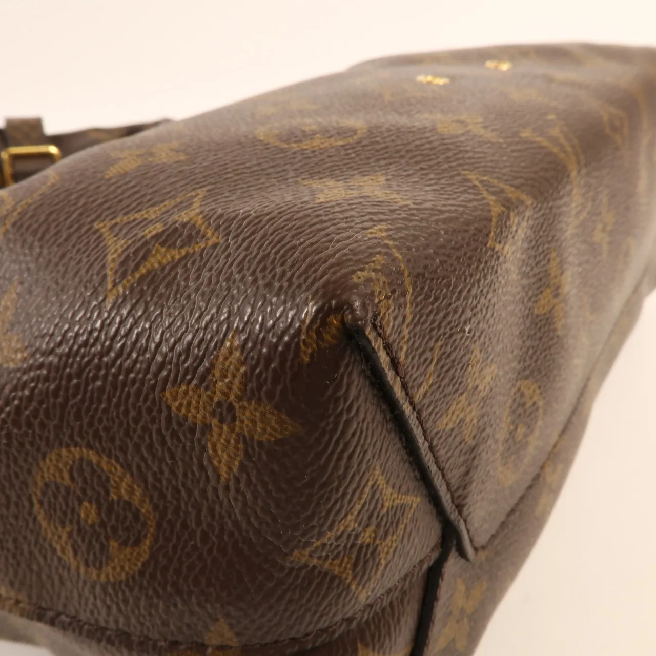 LOUIS VUITTON M43098 兩用包 塗層帆布 棕色 塗層帆布 中古品B - 縮圖 6
