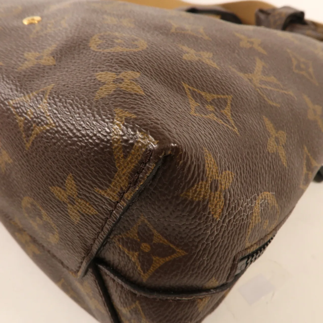 LOUIS VUITTON M43098 兩用包 塗層帆布 棕色 塗層帆布 中古品B - 縮圖 7