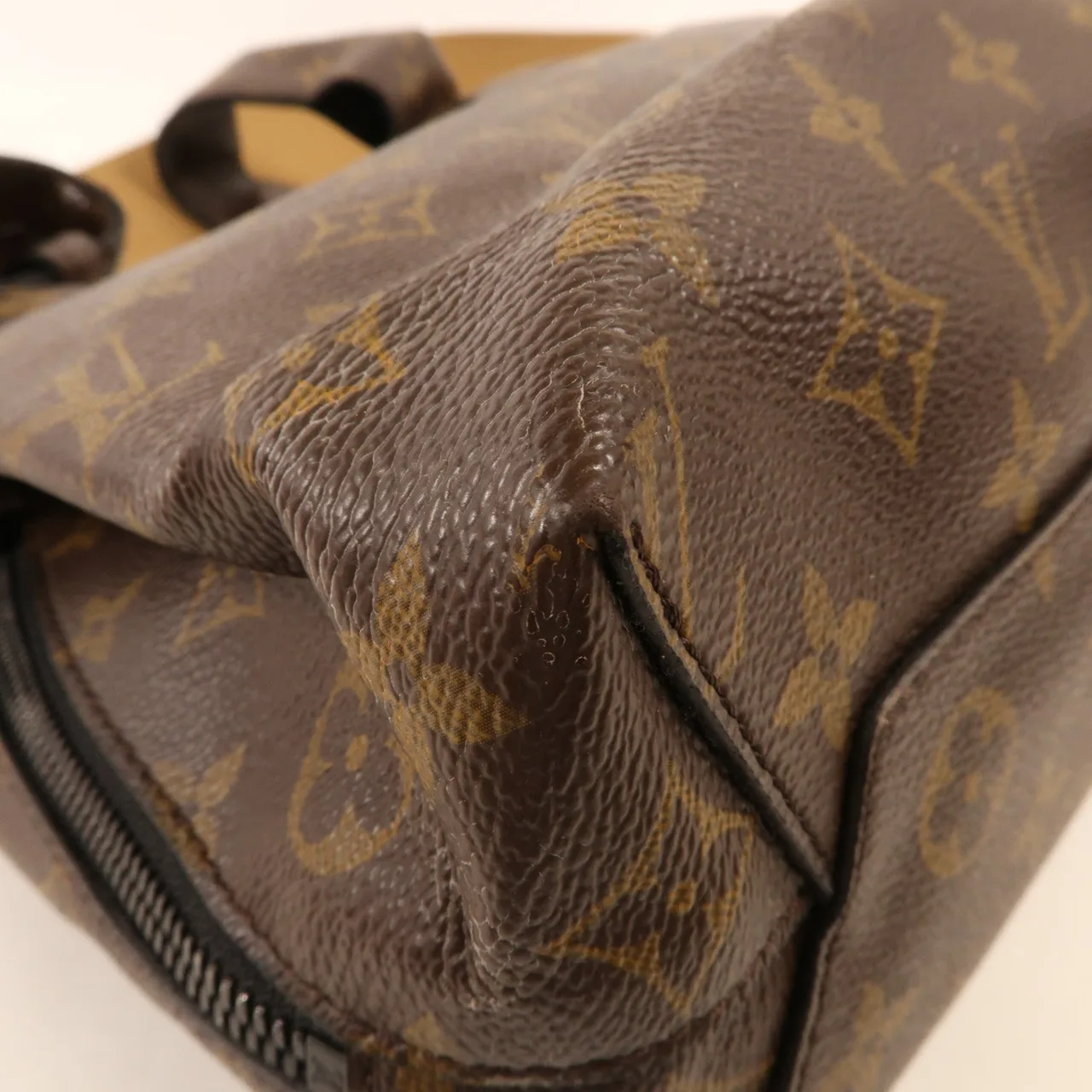 LOUIS VUITTON M43098 兩用包 塗層帆布 棕色 塗層帆布 中古品B - 縮圖 8
