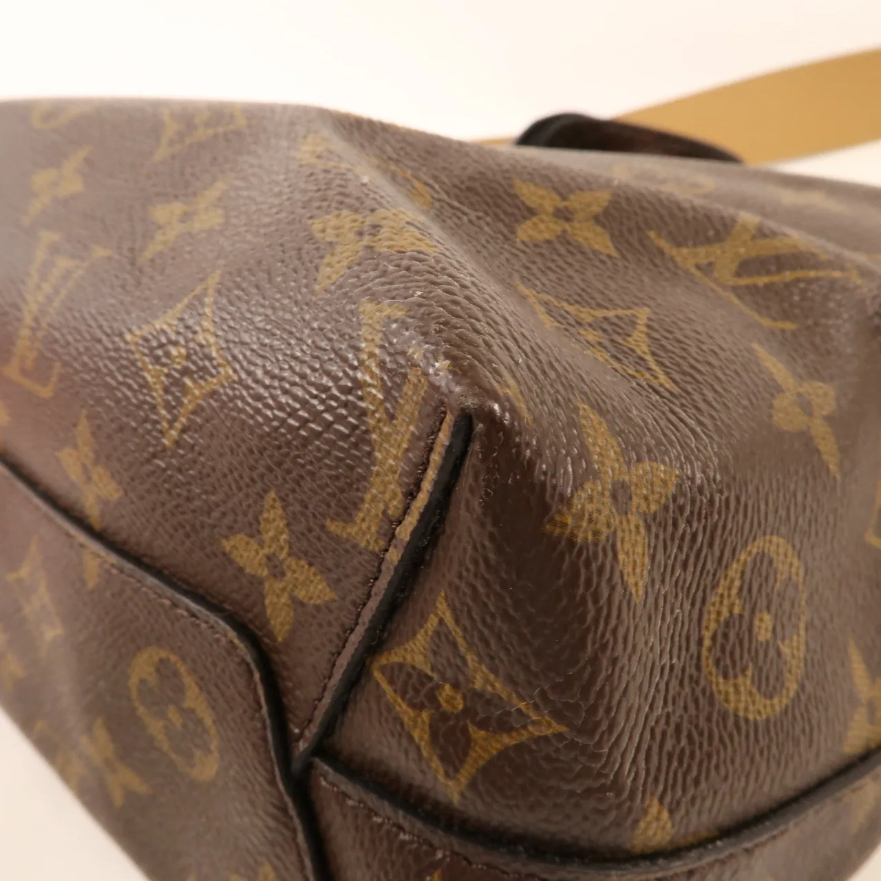 LOUIS VUITTON M43098 兩用包 塗層帆布 棕色 塗層帆布 中古品B - 縮圖 9