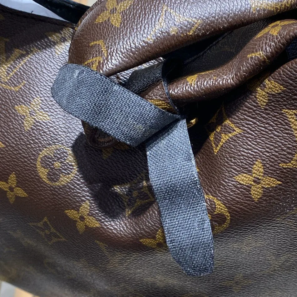 LOUIS VUITTON M43098 兩用包 塗層帆布 棕色 塗層帆布 中古品B - 縮圖 12