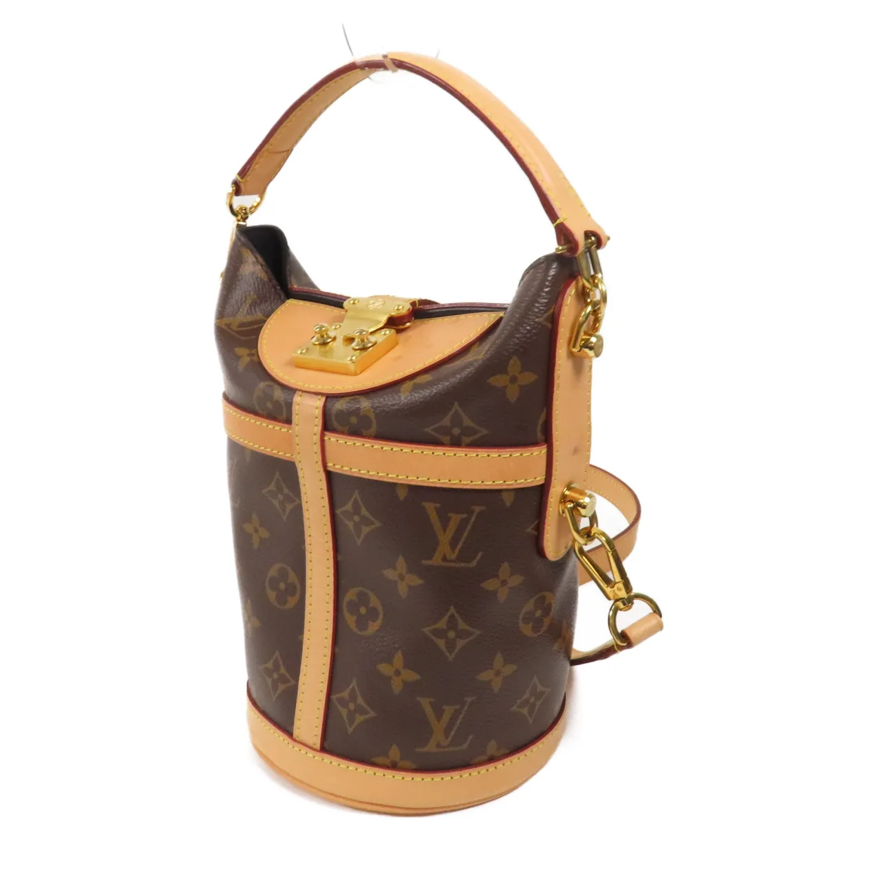 LOUIS VUITTON Duffle M43587 兩用包 塗層帆布 棕色 / Brown 塗層帆布 中古品B - 縮圖 3