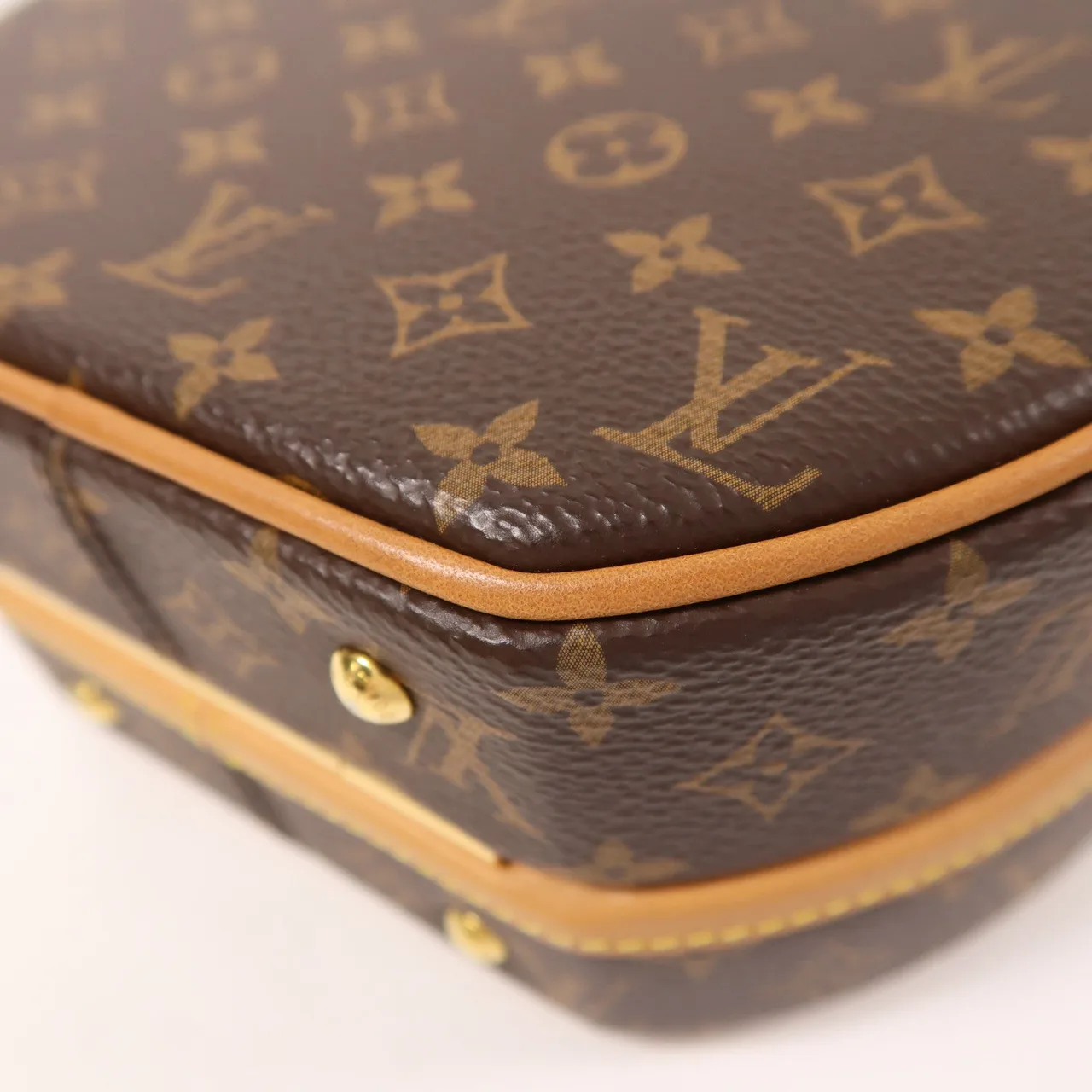 LOUIS VUITTON Petite Boite Chapeau M43514 兩用包 塗層帆布 棕色 塗層帆布 中古品A - 縮圖 11