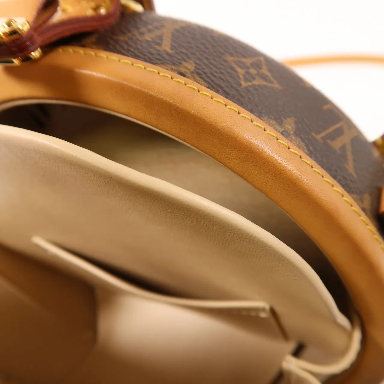 LOUIS VUITTON Petite Boite Chapeau M43514 兩用包 塗層帆布 棕色 塗層帆布 中古品A - 縮圖 14