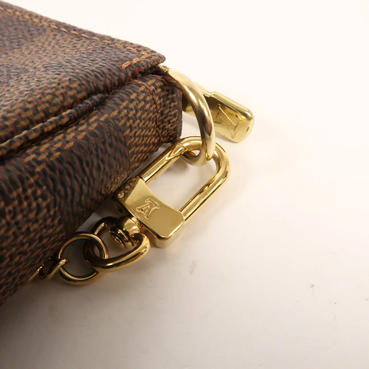 LOUIS VUITTON N58009 化妝箱包 塗層帆布 黑色 / Brown 塗層帆布 中古品A - 縮圖 11