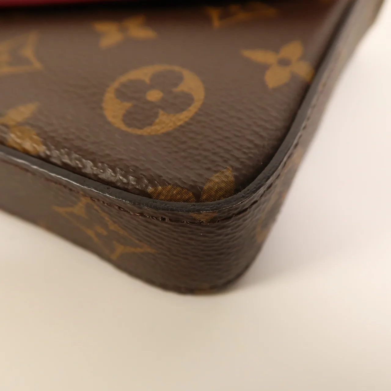LOUIS VUITTON Felicie M61276 肩背包 塗層帆布 棕色 塗層帆布 中古品A - 縮圖 11