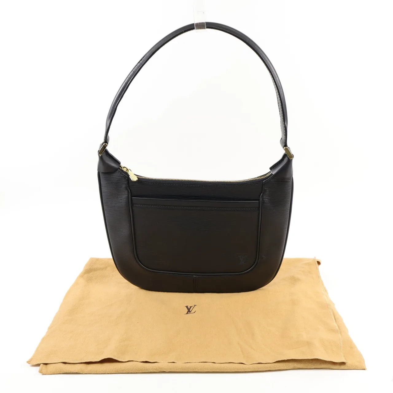 LOUIS VUITTON M58972 肩背包 牛皮 黑色 / Black 牛皮 中古品A - 縮圖 13