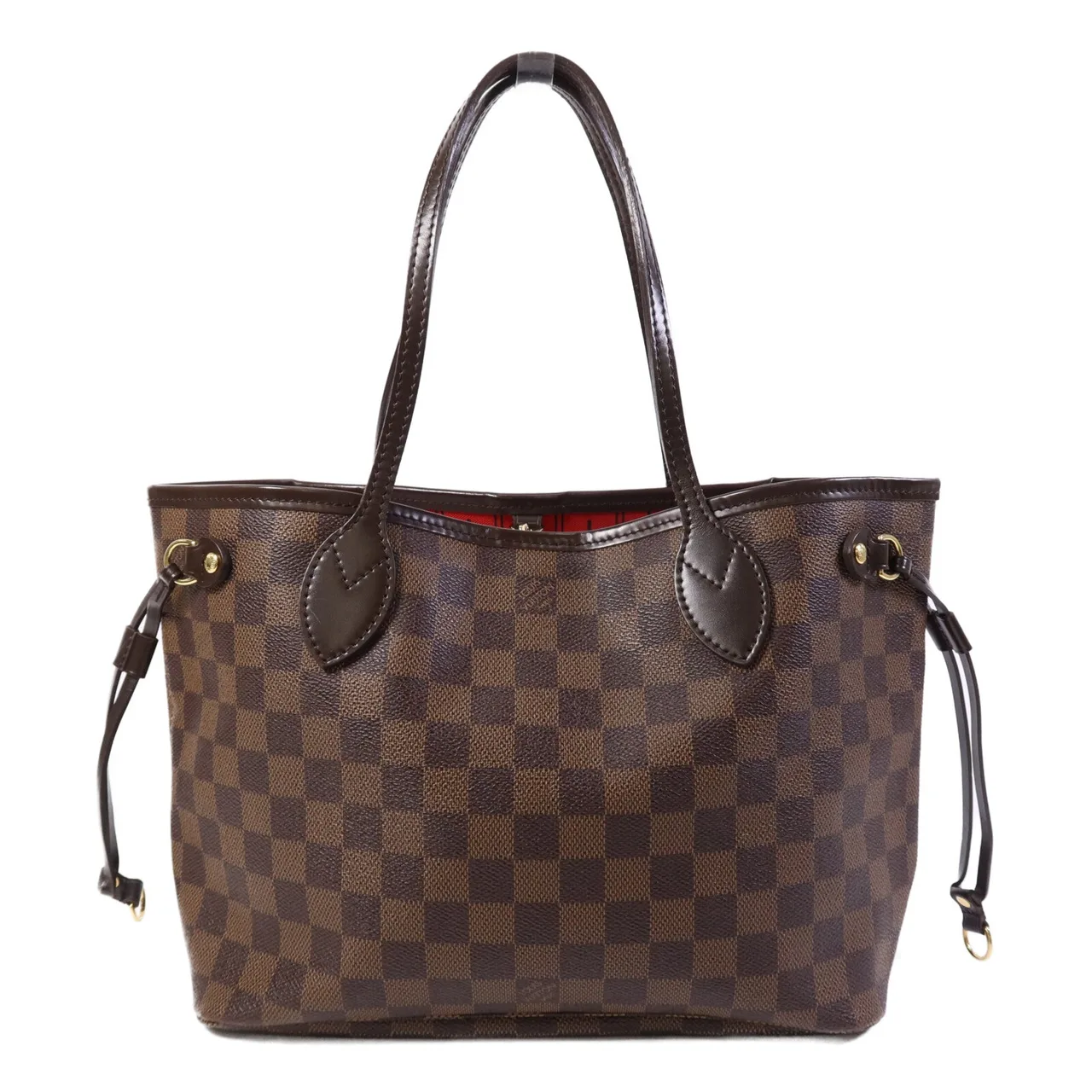 LOUIS VUITTON Neverfull N51109 托特包 塗層帆布 棕色