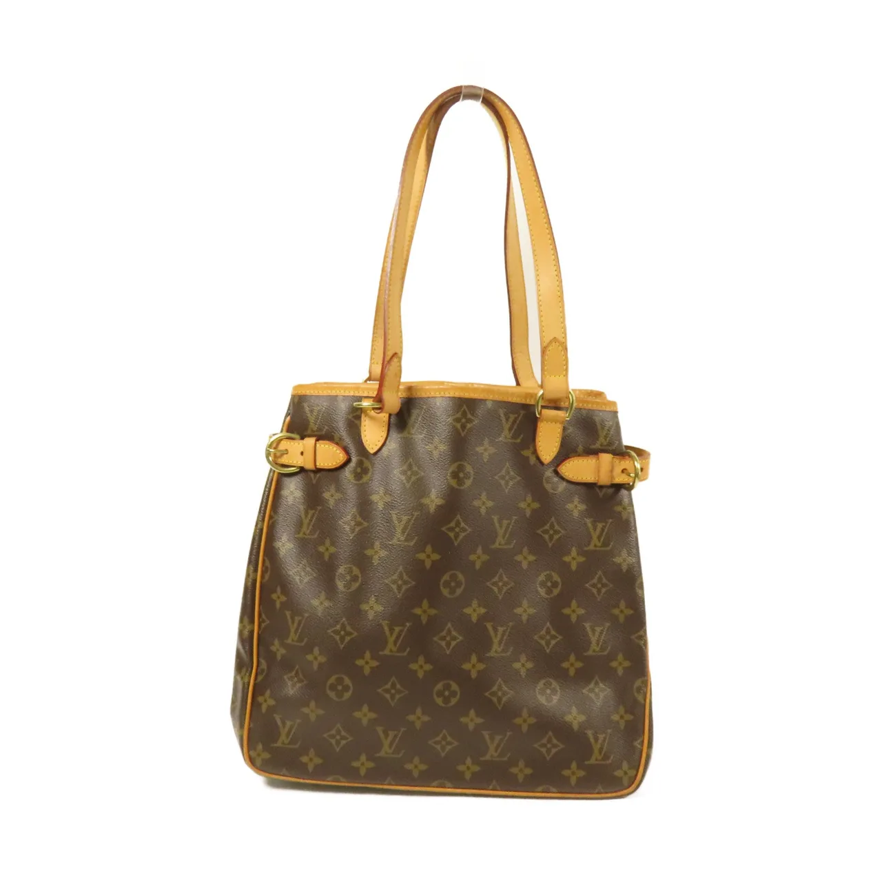 LOUIS VUITTON Batignolles M51153 肩背包 塗層帆布 棕色 / Brown