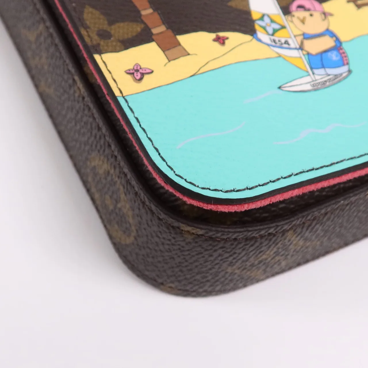 LOUIS VUITTON Felicie M82627 肩背包 塗層帆布 棕色 塗層帆布 中古品A - 縮圖 7