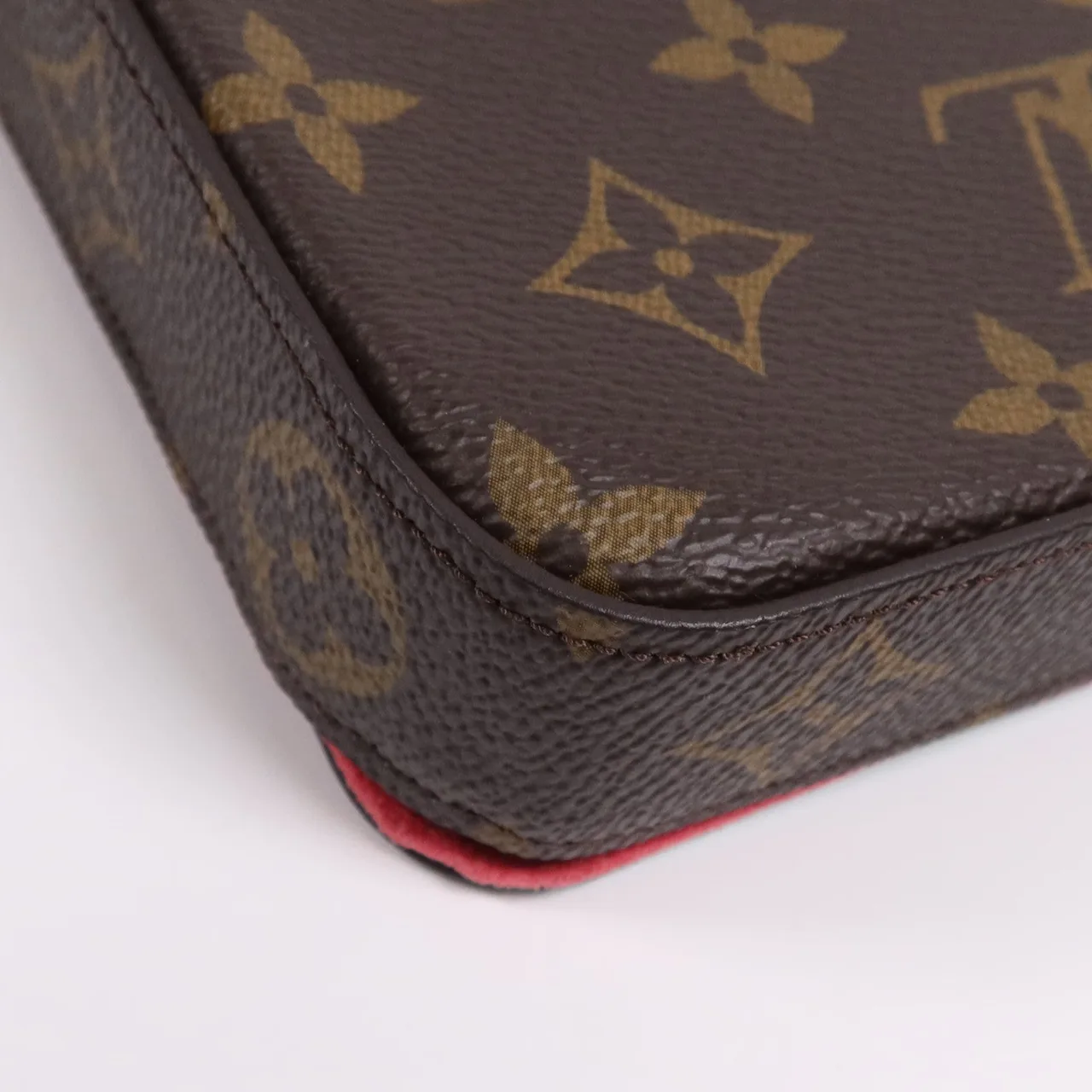 LOUIS VUITTON Felicie M82627 肩背包 塗層帆布 棕色 塗層帆布 中古品A - 縮圖 9