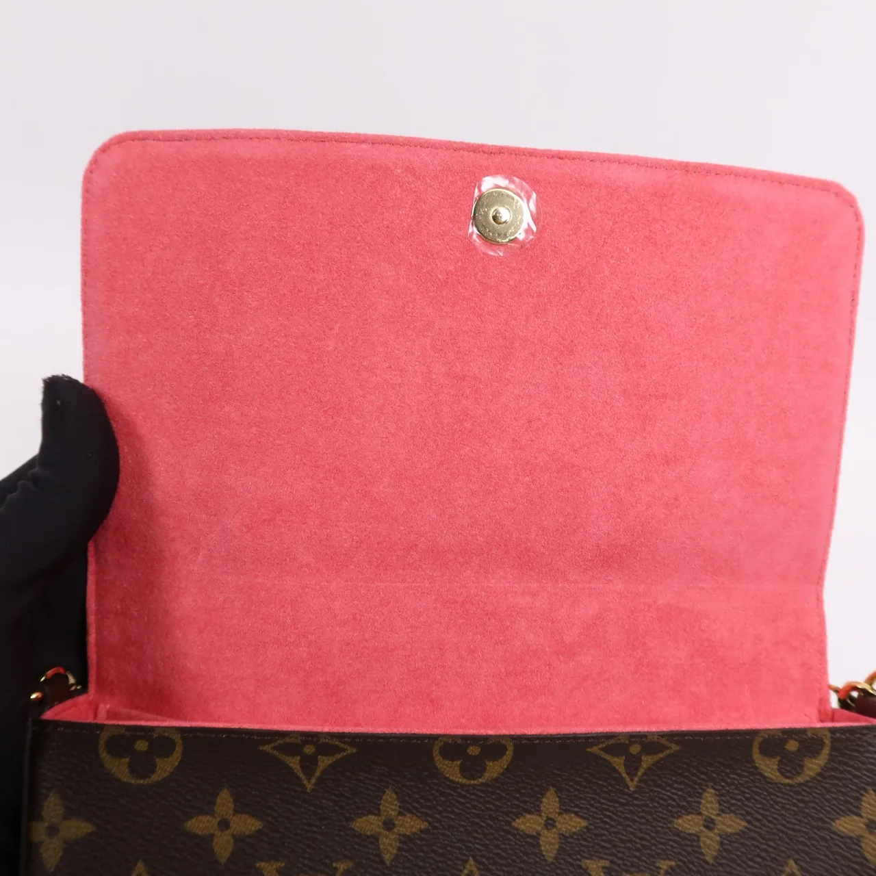 LOUIS VUITTON Felicie M82627 肩背包 塗層帆布 棕色 塗層帆布 中古品A - 縮圖 11