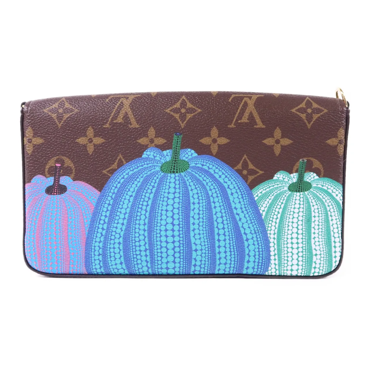 LOUIS VUITTON Felicie M82108 Shoulder Bag Coated Canvas 棕色 Coated Canvas Rank A - Thumbnail 2