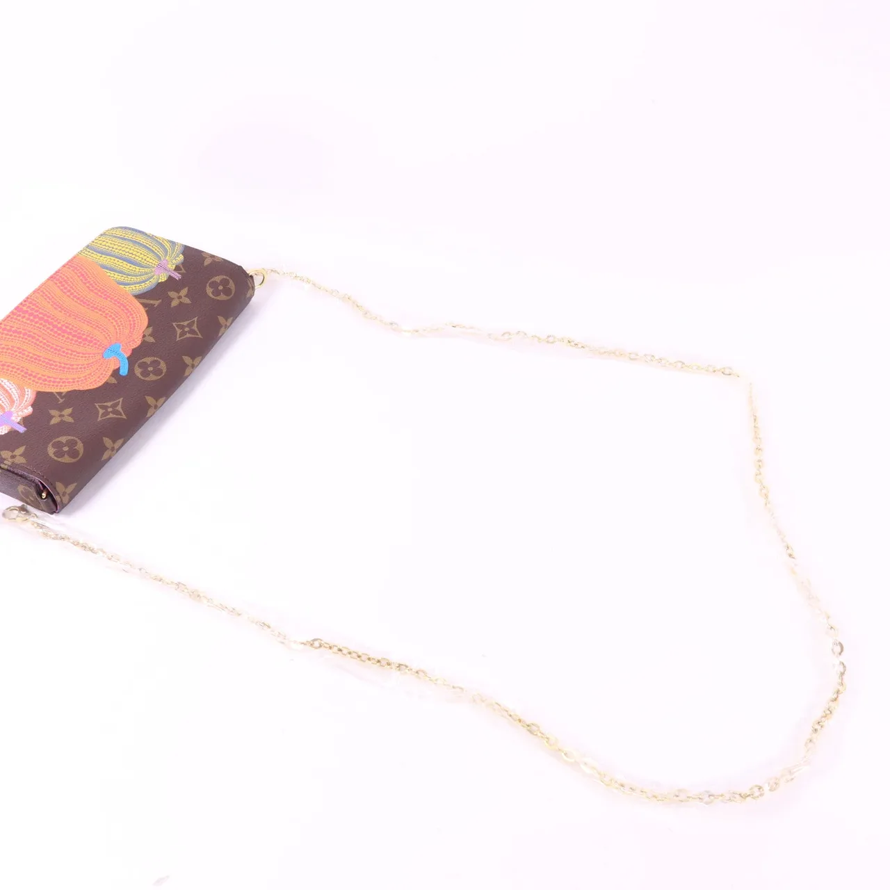 LOUIS VUITTON Felicie M82108 Shoulder Bag Coated Canvas 棕色 Coated Canvas Rank A - Thumbnail 5