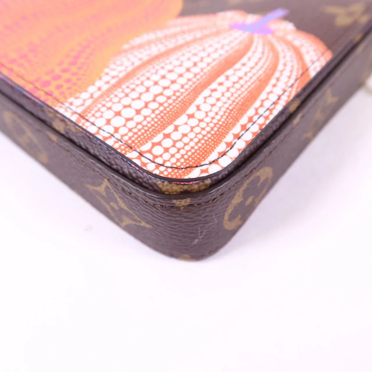 LOUIS VUITTON Felicie M82108 Shoulder Bag Coated Canvas 棕色 Coated Canvas Rank A - Thumbnail 15