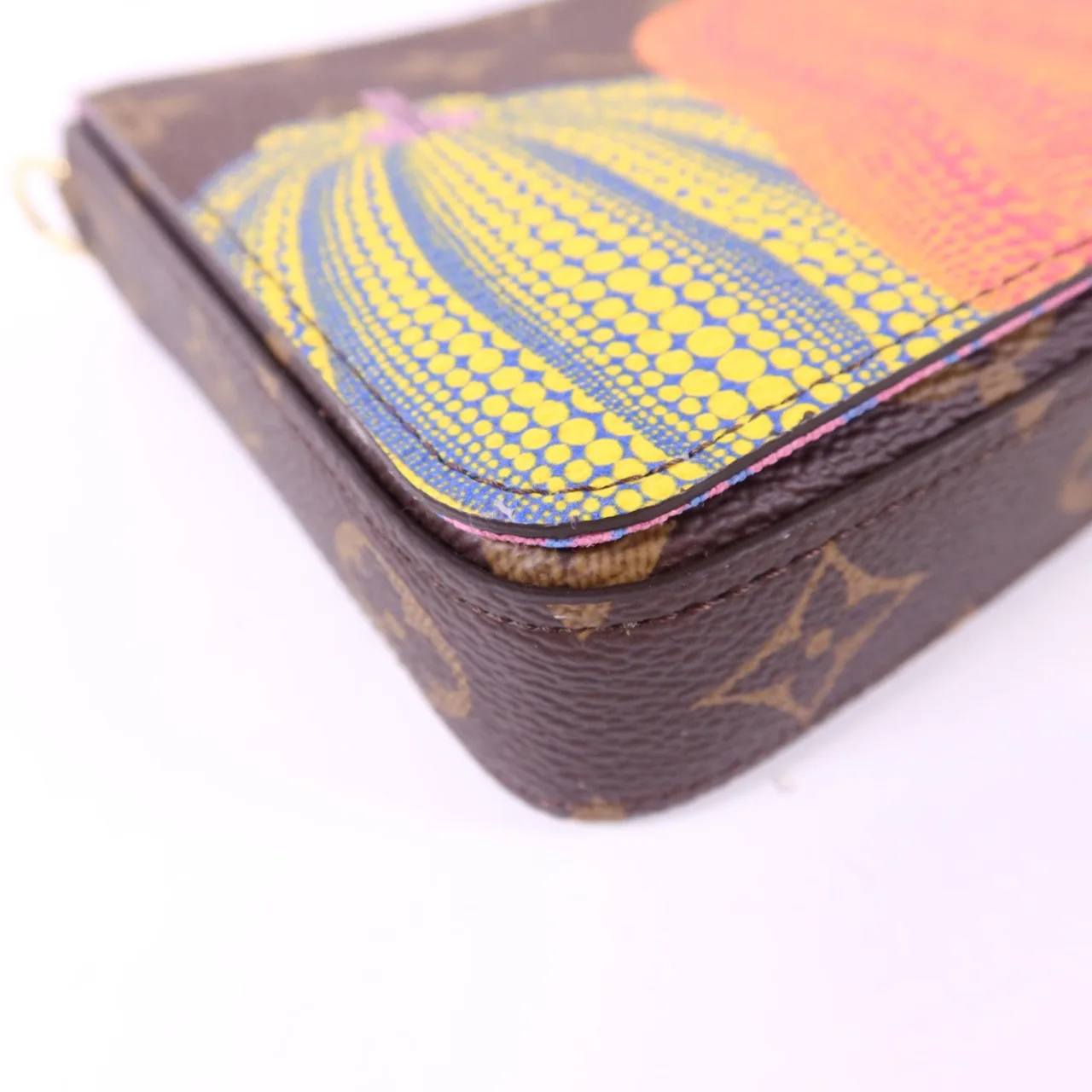 LOUIS VUITTON Felicie M82108 Shoulder Bag Coated Canvas 棕色 Coated Canvas Rank A - Thumbnail 16