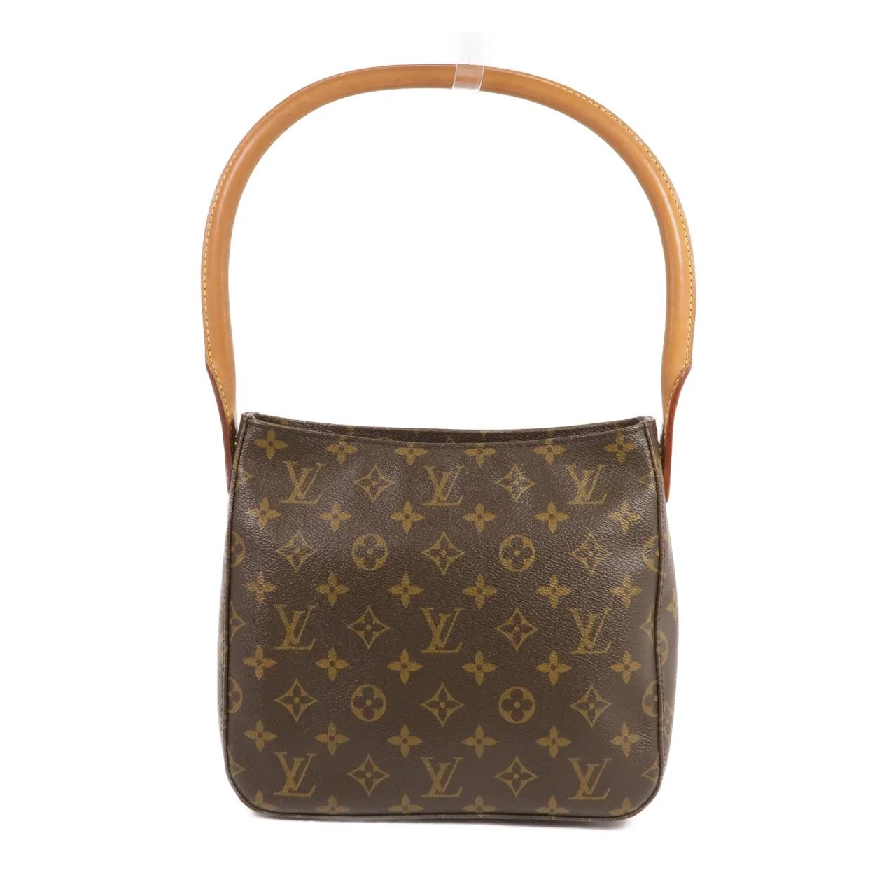 LOUIS VUITTON Loop M51146 Shoulder Bag Coated Canvas 棕色