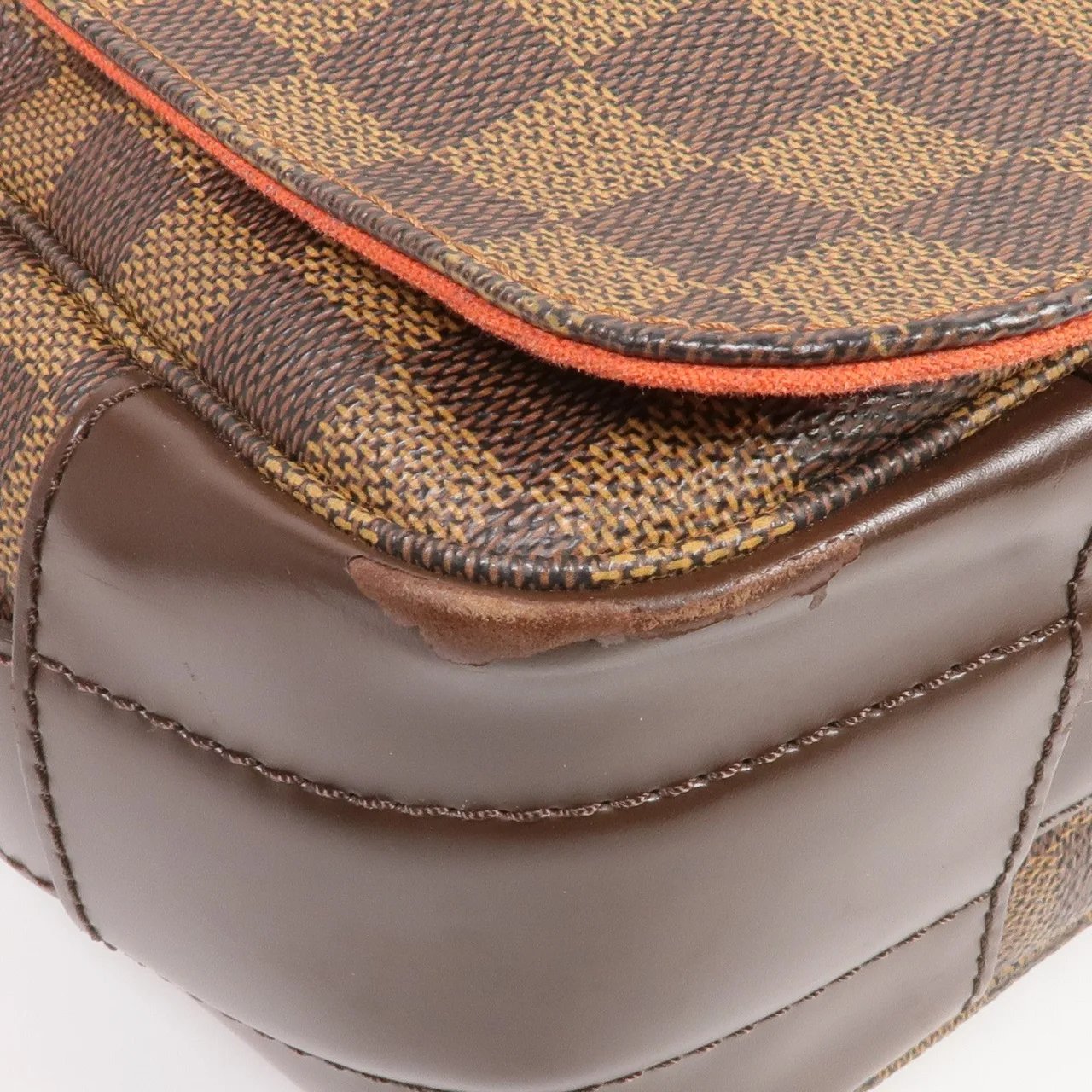 LOUIS VUITTON Bastille N45258 Shoulder Bag Coated Canvas 棕色 Coated Canvas Rank B - Thumbnail 7