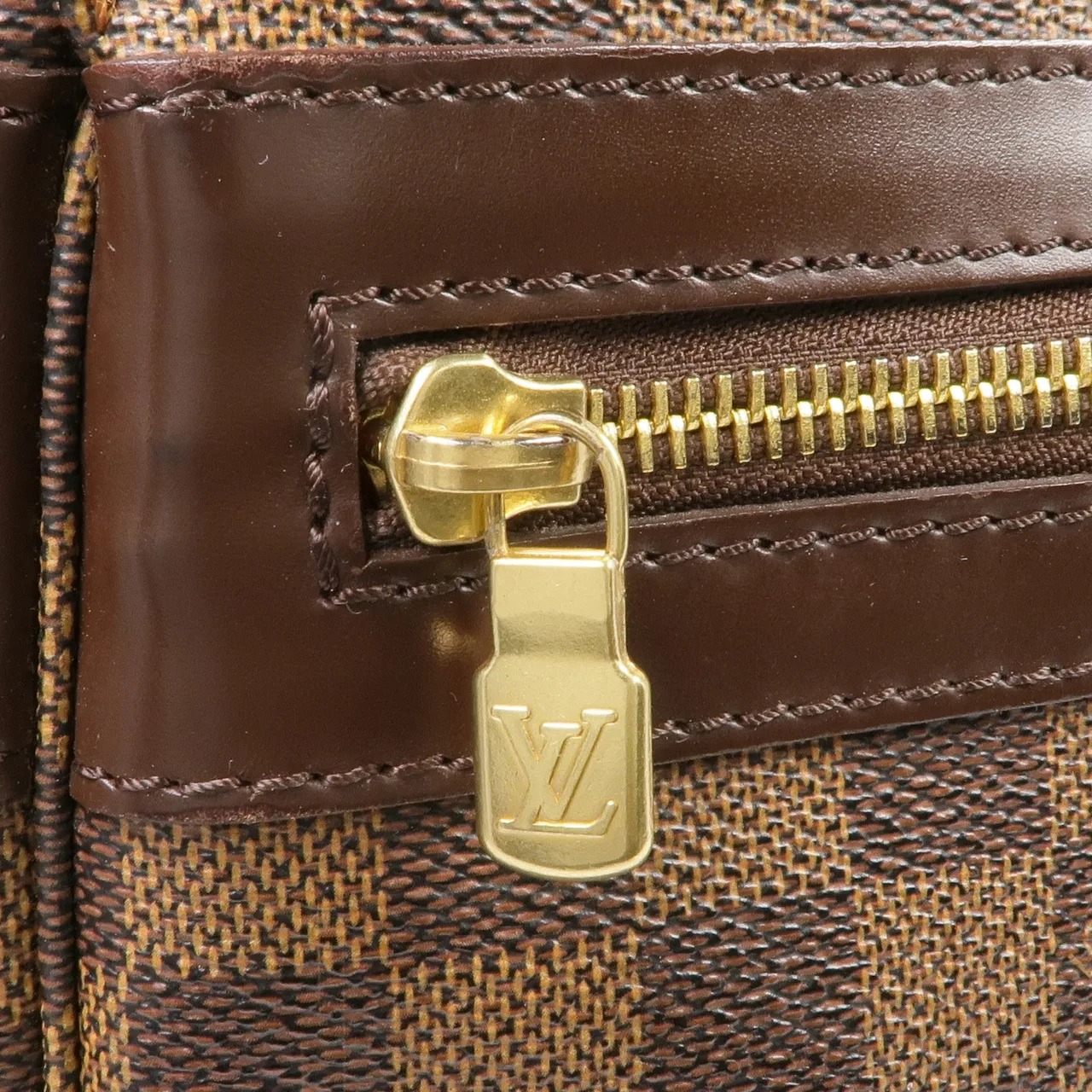 LOUIS VUITTON Bastille N45258 Shoulder Bag Coated Canvas 棕色 Coated Canvas Rank B - Thumbnail 10