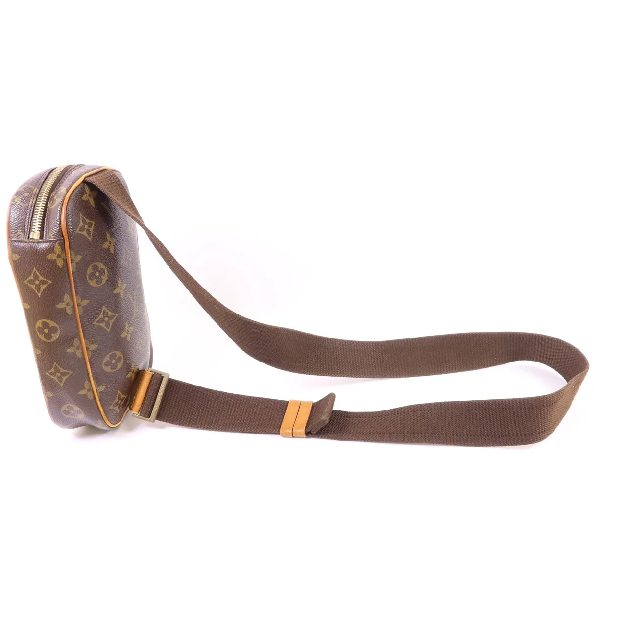 LOUIS VUITTON Pochette Gange M51870 Belt Bag Coated Canvas 棕色 Coated Canvas Rank B - Thumbnail 5