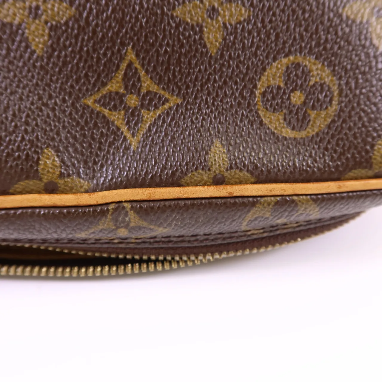 LOUIS VUITTON Pochette Gange M51870 Belt Bag Coated Canvas 棕色 Coated Canvas Rank B - Thumbnail 17