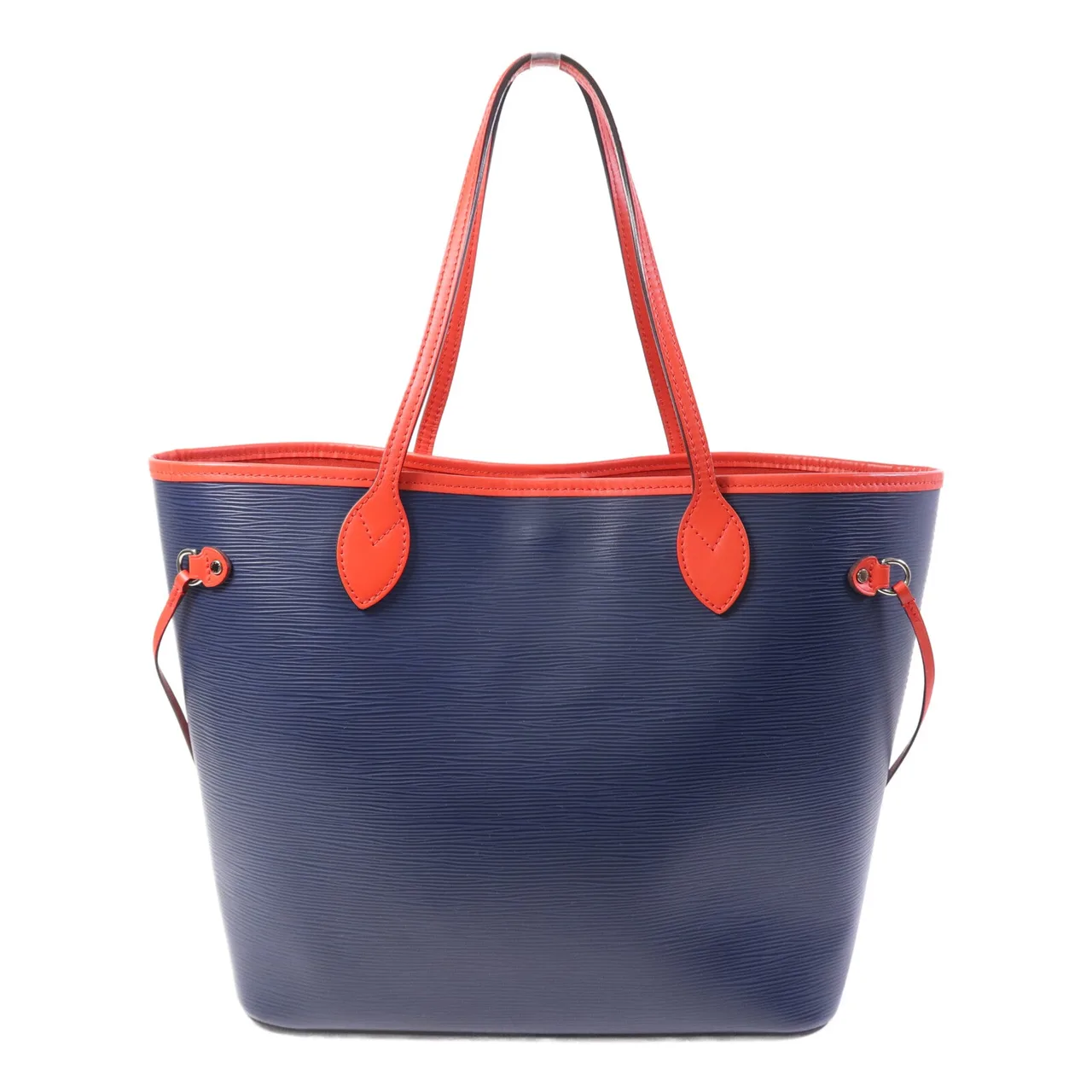 LOUIS VUITTON Neverfull M54270 Shoulder Bag Calfskin 海軍藍 / 紅色 / Navy Calfskin Rank A - Thumbnail 3