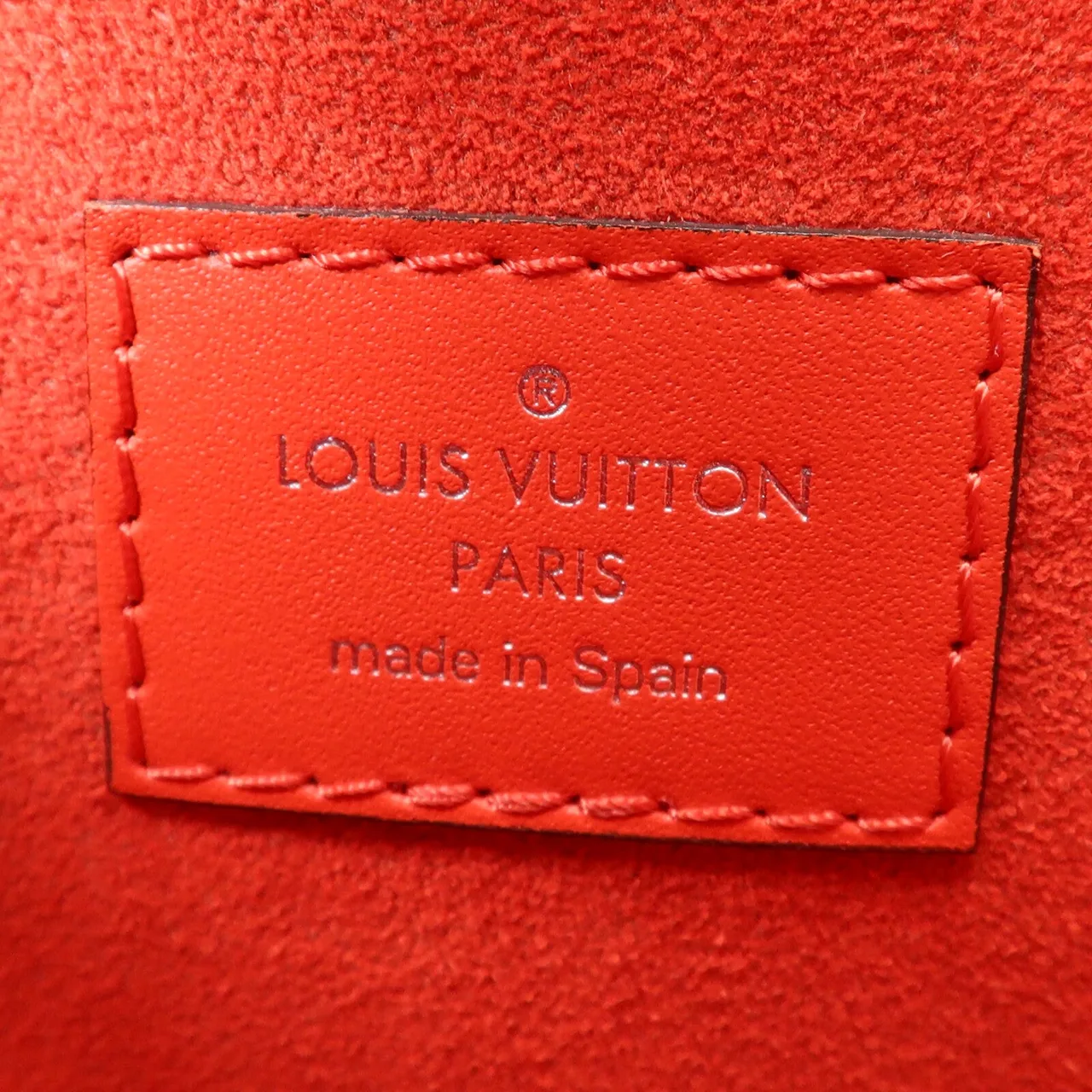 LOUIS VUITTON Neverfull M54270 Shoulder Bag Calfskin 海軍藍 / 紅色 / Navy Calfskin Rank A - Thumbnail 6