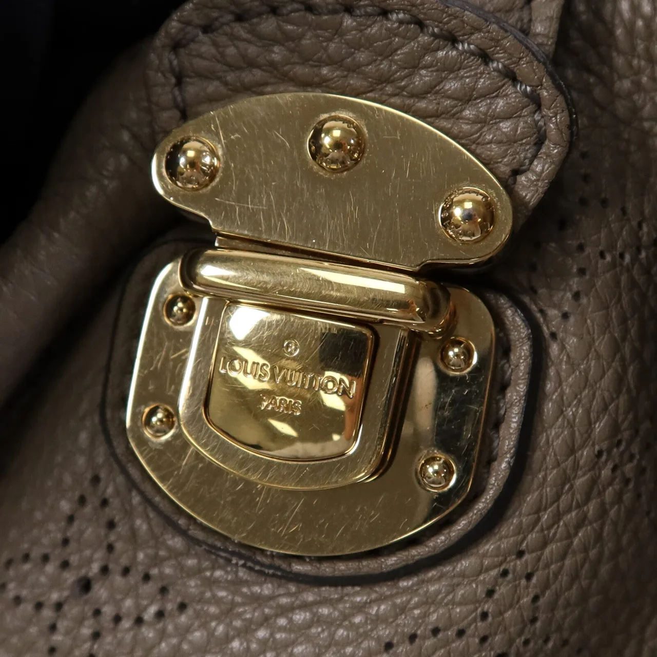 LOUIS VUITTON M93121 肩背包 牛皮 灰色 / Grey 牛皮 中古品A - 縮圖 6