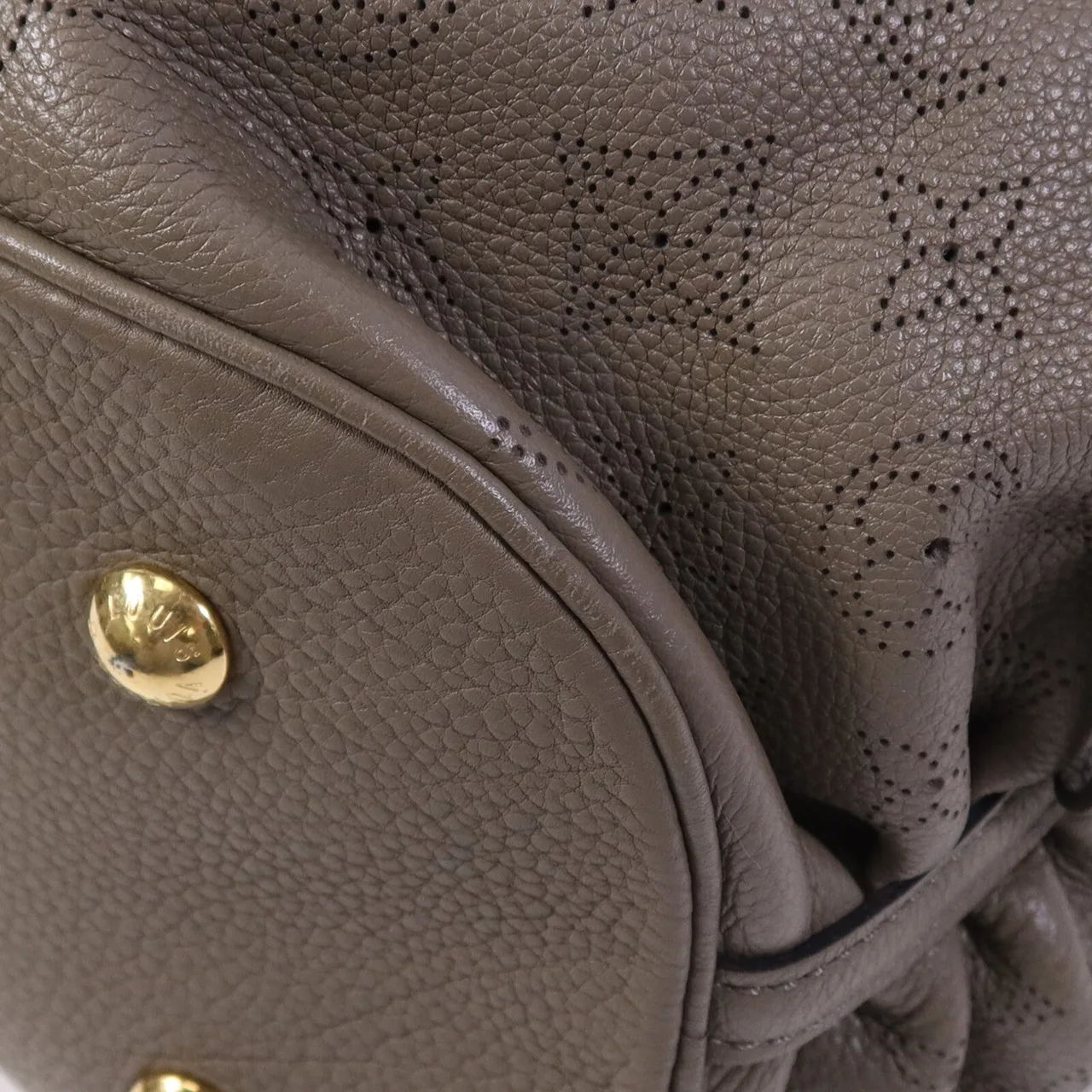 LOUIS VUITTON M93121 肩背包 牛皮 灰色 / Grey 牛皮 中古品A - 縮圖 9