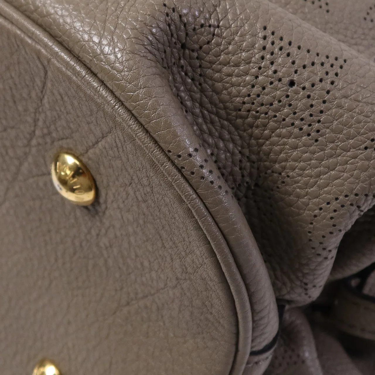 LOUIS VUITTON M93121 肩背包 牛皮 灰色 / Grey 牛皮 中古品A - 縮圖 11