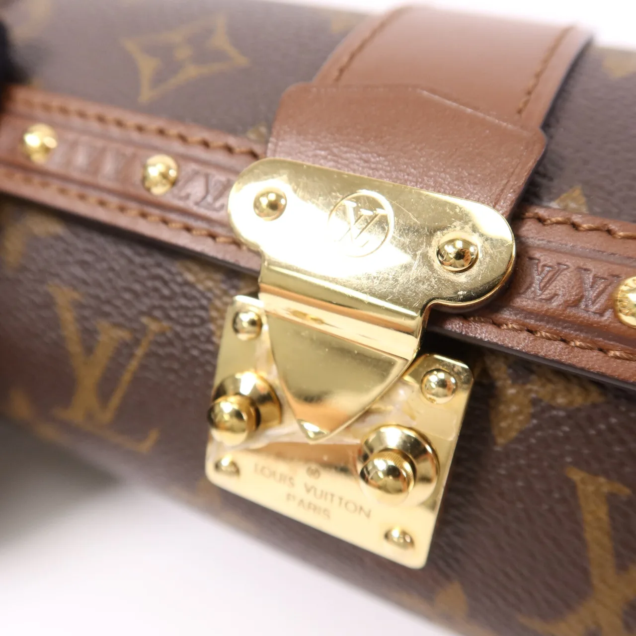 LOUIS VUITTON Papillon M57835 2-Way Bag Coated Canvas 棕色 / Brown Coated Canvas Rank B - Thumbnail 7
