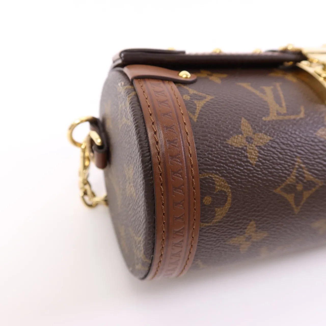 LOUIS VUITTON Papillon M57835 2-Way Bag Coated Canvas 棕色 / Brown Coated Canvas Rank B - Thumbnail 10
