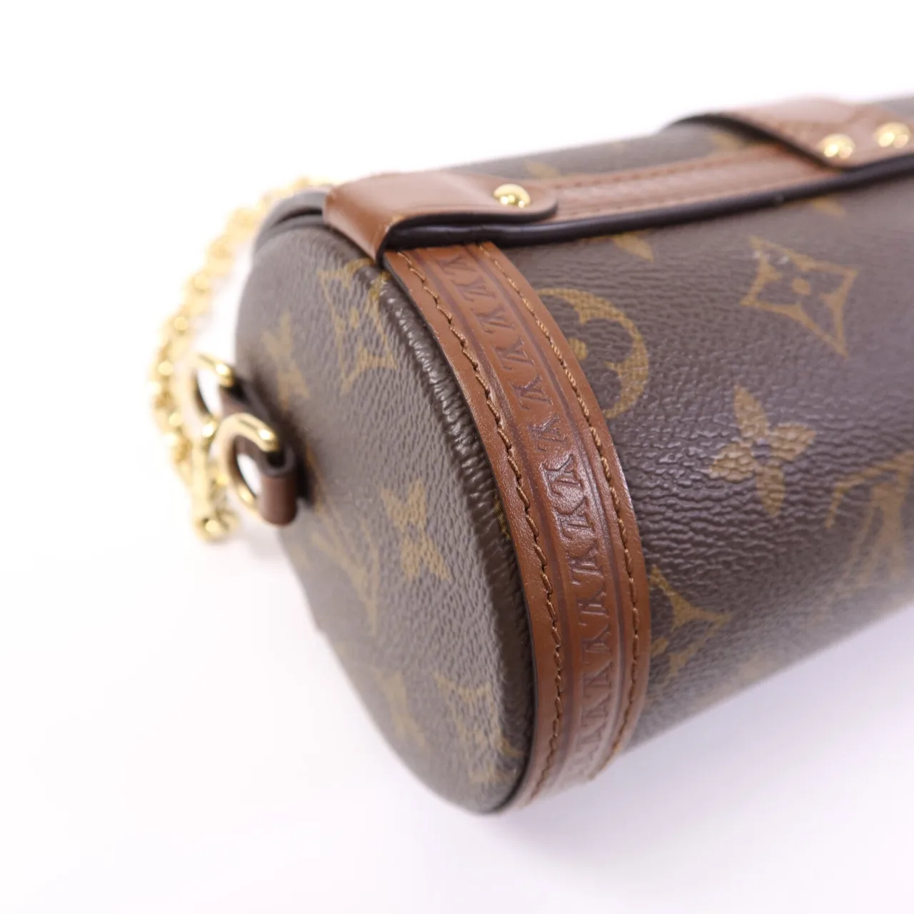 LOUIS VUITTON Papillon M57835 2-Way Bag Coated Canvas 棕色 / Brown Coated Canvas Rank B - Thumbnail 12