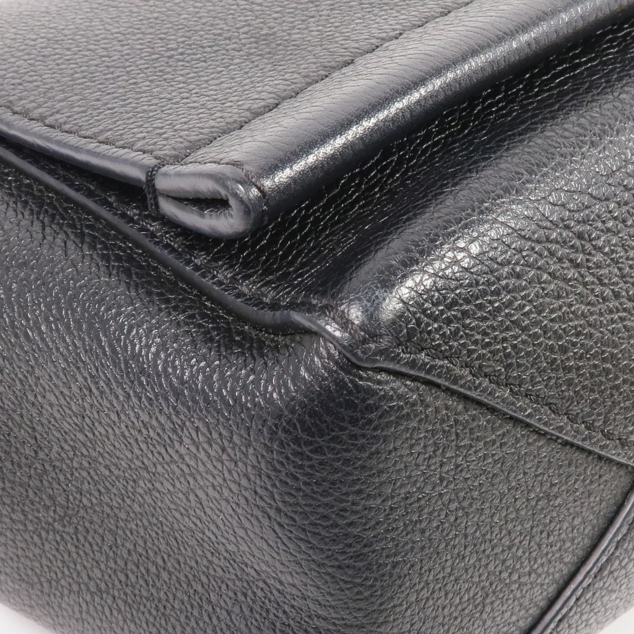 LOUIS VUITTON Lock Me M51200 兩用包 牛皮 黑色 / Black 牛皮 中古品A - 縮圖 10