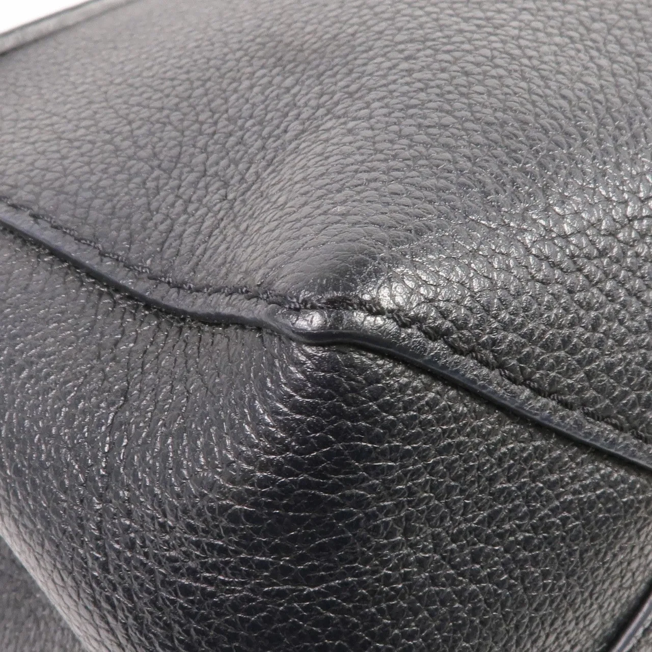 LOUIS VUITTON Lock Me M51200 兩用包 牛皮 黑色 / Black 牛皮 中古品A - 縮圖 12
