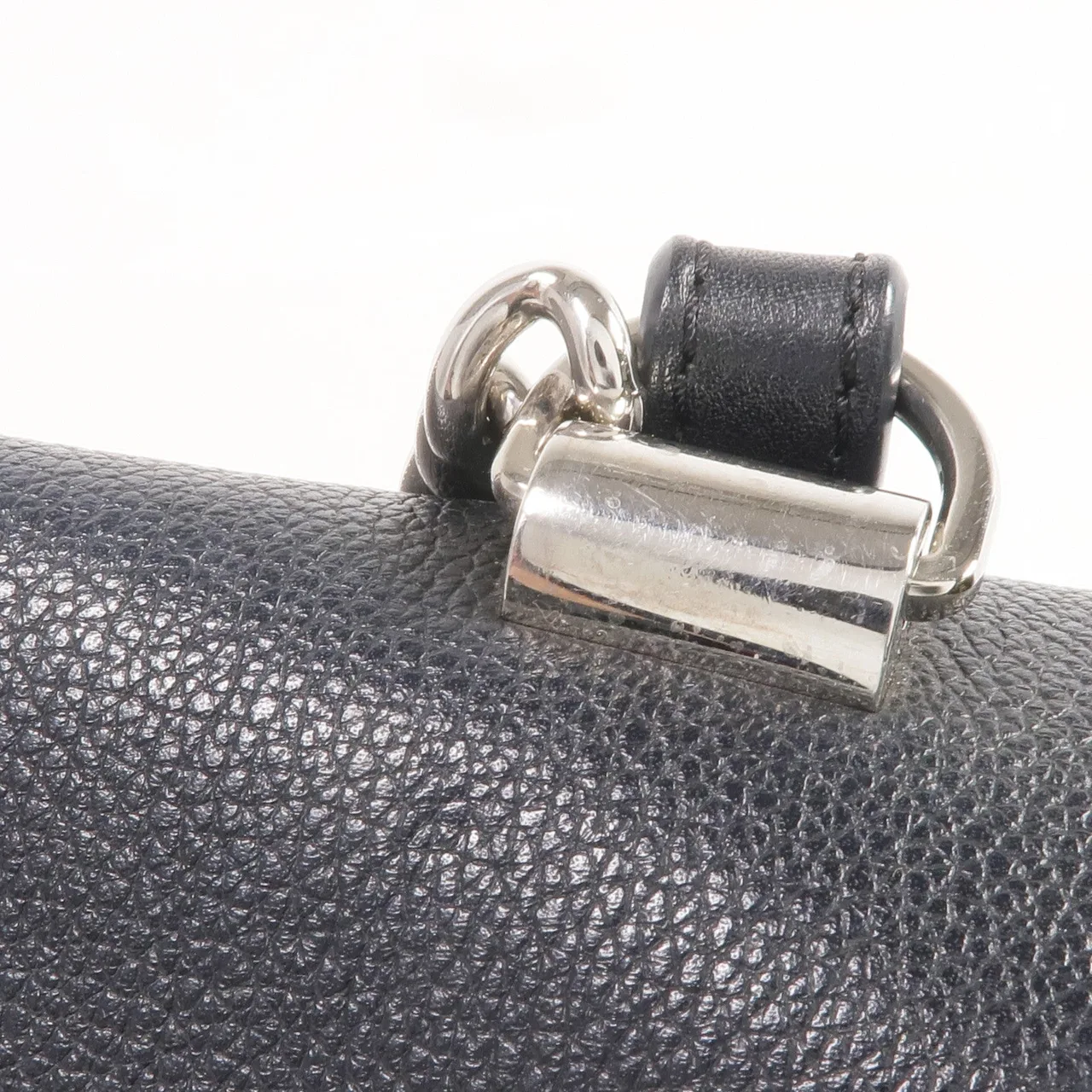 LOUIS VUITTON Lock Me M51200 兩用包 牛皮 黑色 / Black 牛皮 中古品A - 縮圖 13