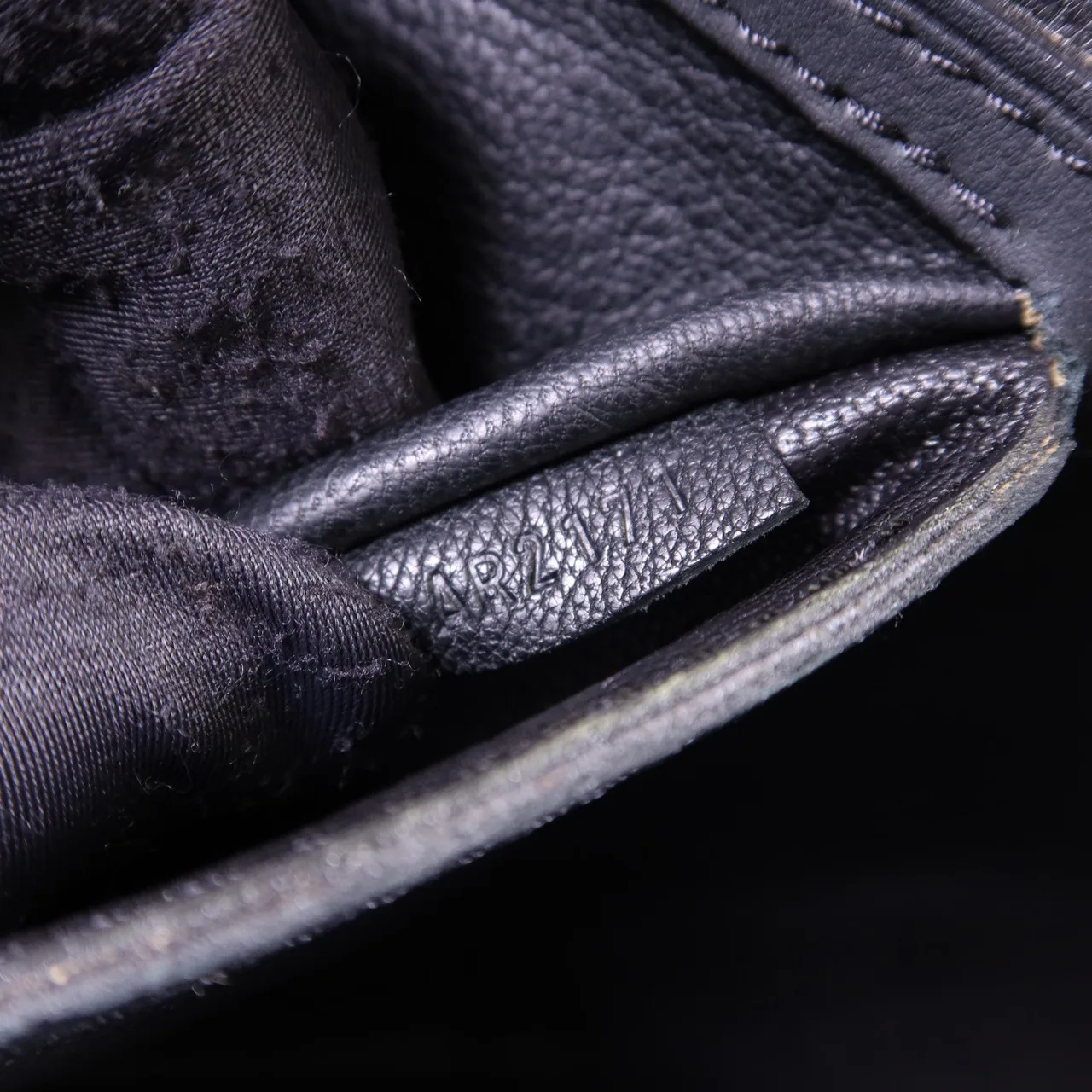 LOUIS VUITTON Lockit M93844 肩背包 牛皮 黑色 牛皮 中古品B - 縮圖 8