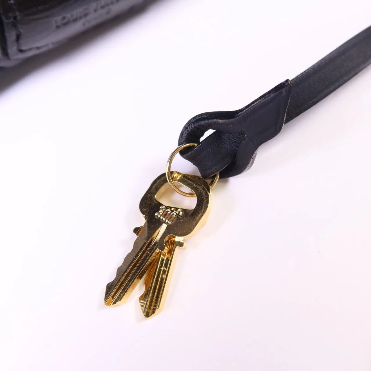 LOUIS VUITTON Lockit M93844 肩背包 牛皮 黑色 牛皮 中古品B - 縮圖 12