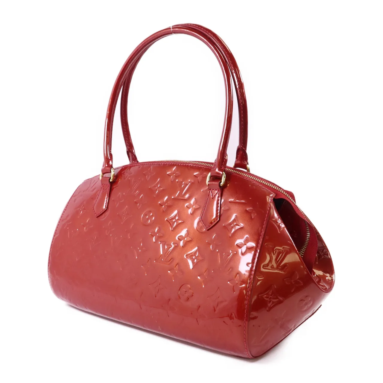 LOUIS VUITTON M91494 肩背包 皮革 紅色 皮革 中古品B - 縮圖 3