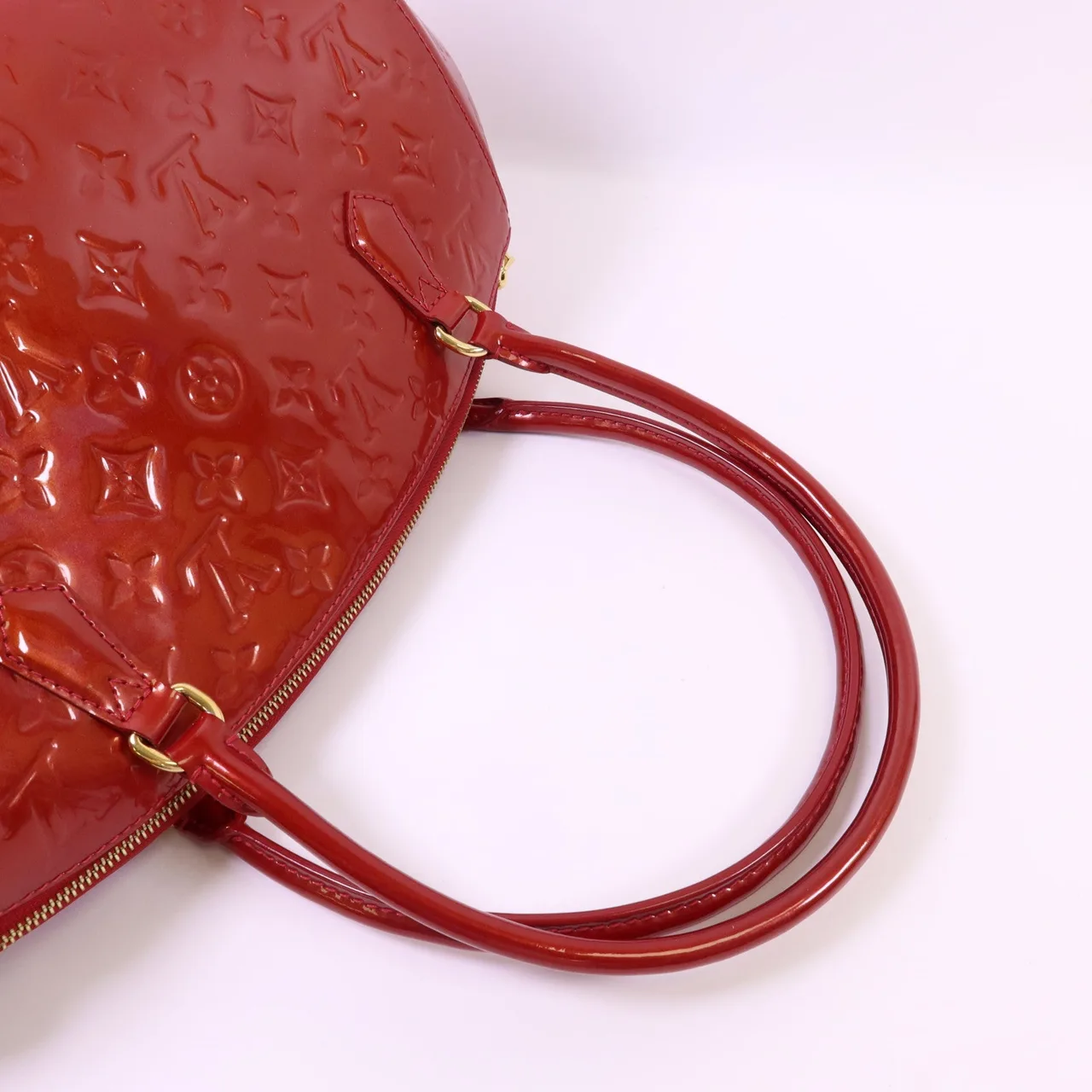 LOUIS VUITTON M91494 肩背包 皮革 紅色 皮革 中古品B - 縮圖 5