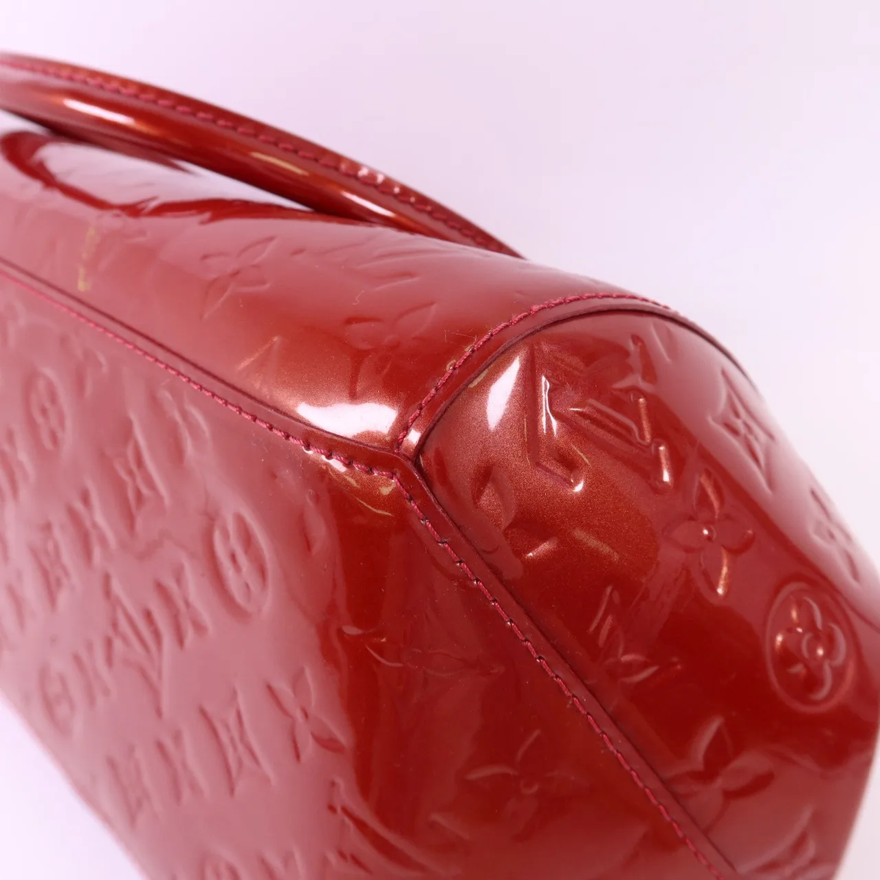 LOUIS VUITTON M91494 肩背包 皮革 紅色 皮革 中古品B - 縮圖 11