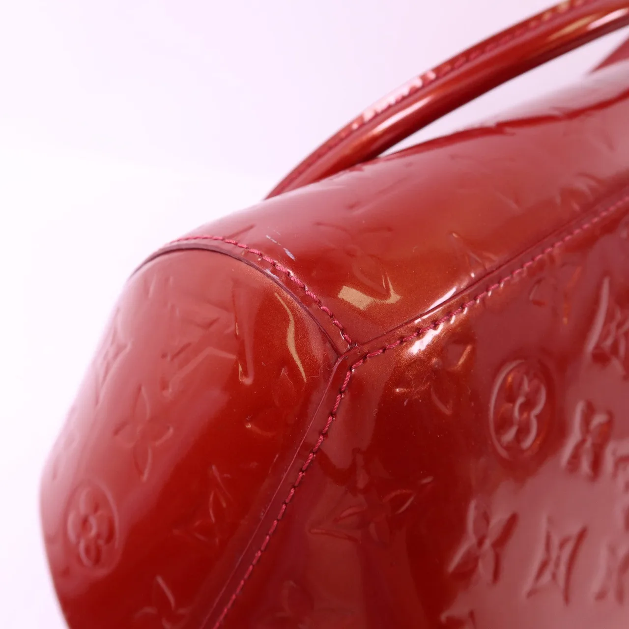 LOUIS VUITTON M91494 肩背包 皮革 紅色 皮革 中古品B - 縮圖 12