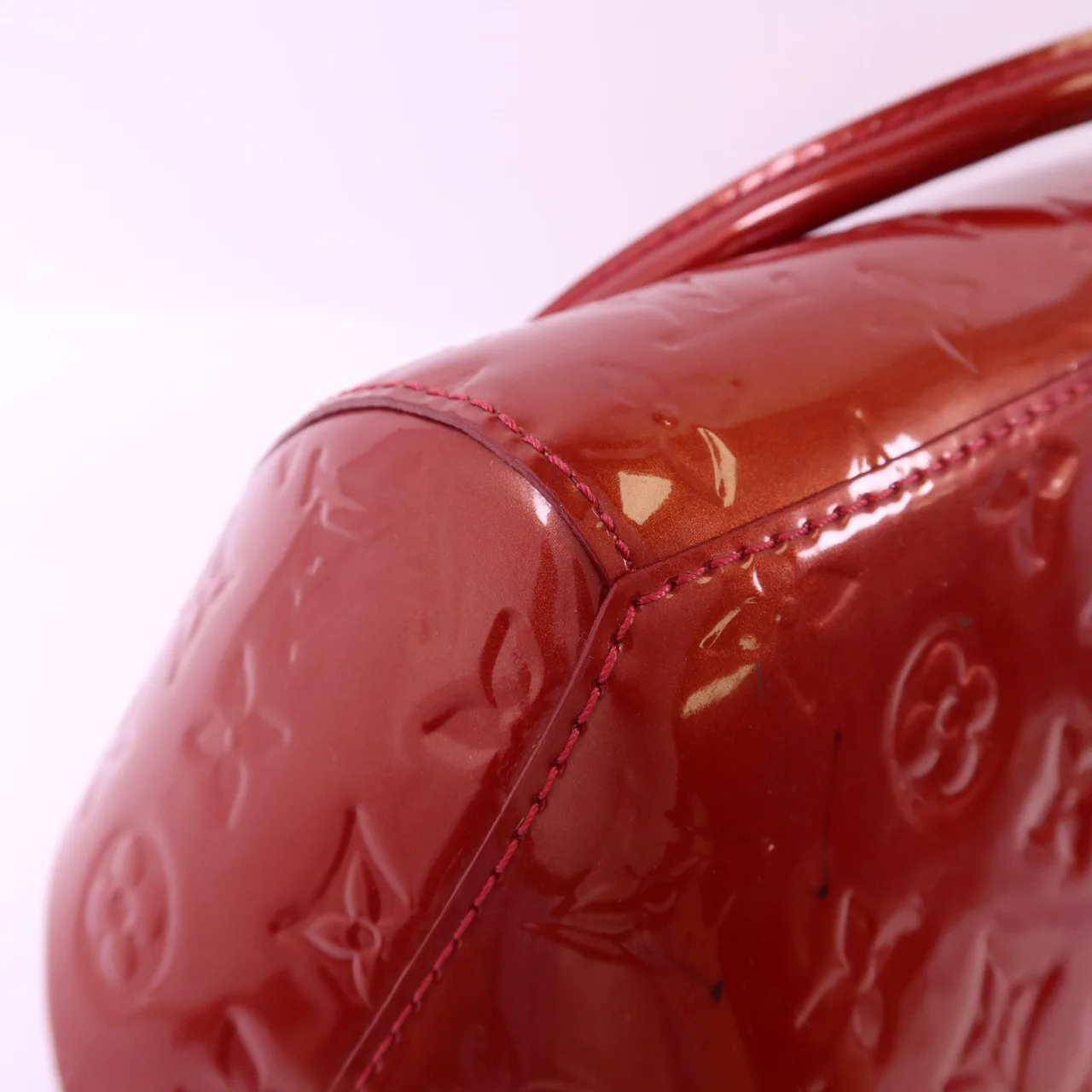 LOUIS VUITTON M91494 肩背包 皮革 紅色 皮革 中古品B - 縮圖 14