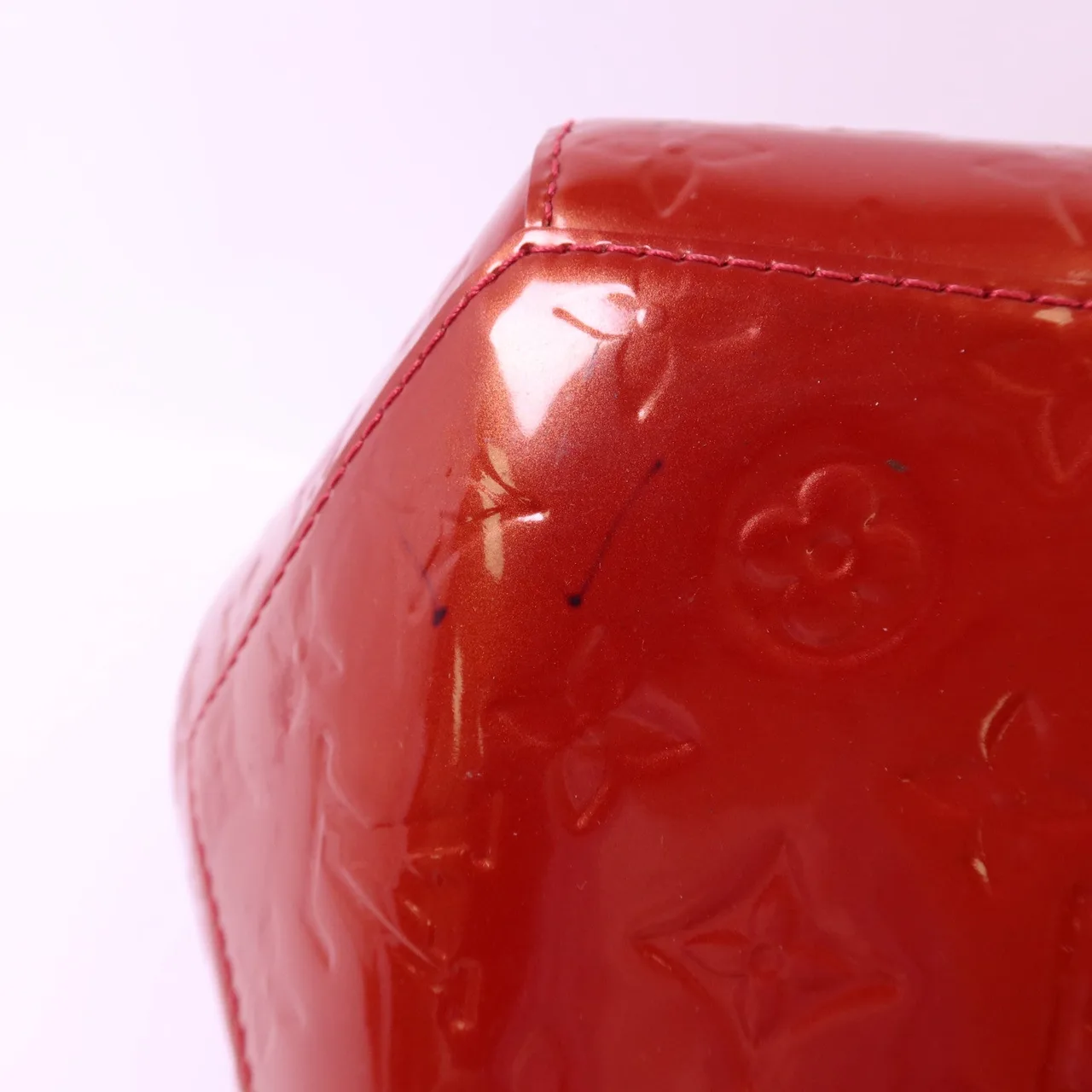 LOUIS VUITTON M91494 肩背包 皮革 紅色 皮革 中古品B - 縮圖 15