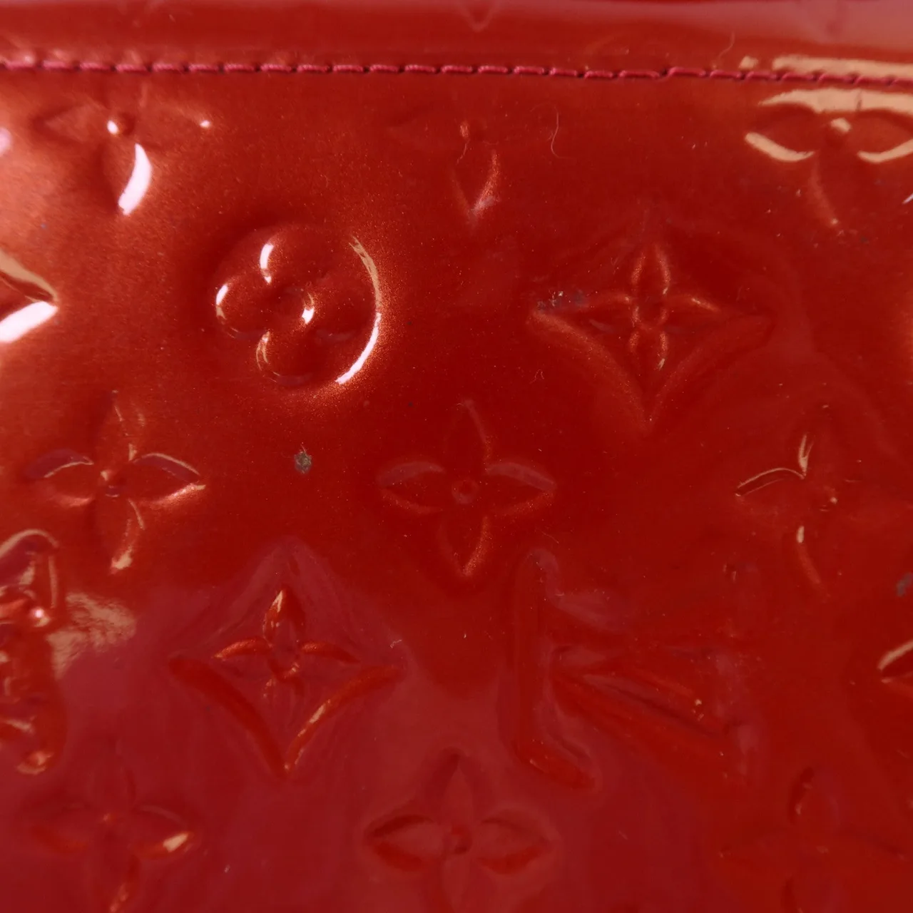 LOUIS VUITTON M91494 肩背包 皮革 紅色 皮革 中古品B - 縮圖 16