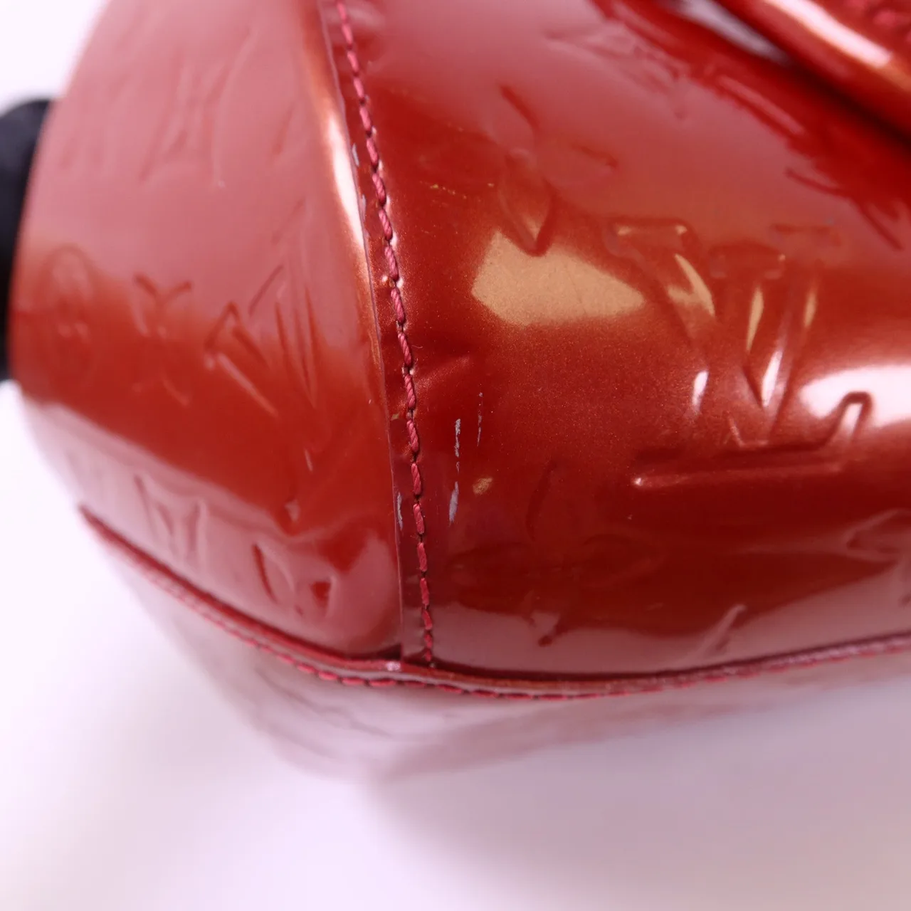 LOUIS VUITTON M91494 肩背包 皮革 紅色 皮革 中古品B - 縮圖 17